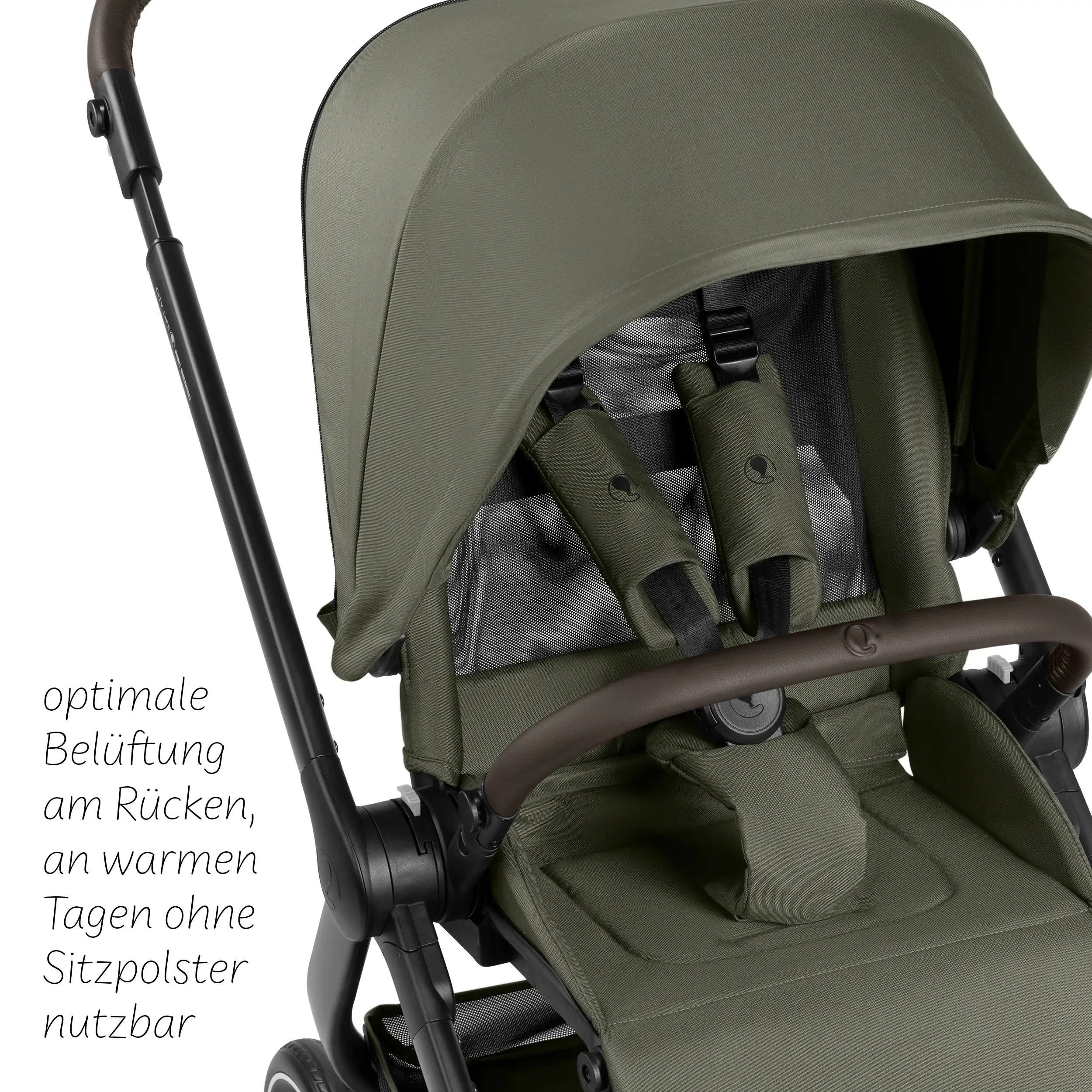 4-in-1 City Life Stroller Set incl. Isofix Base - Avocado