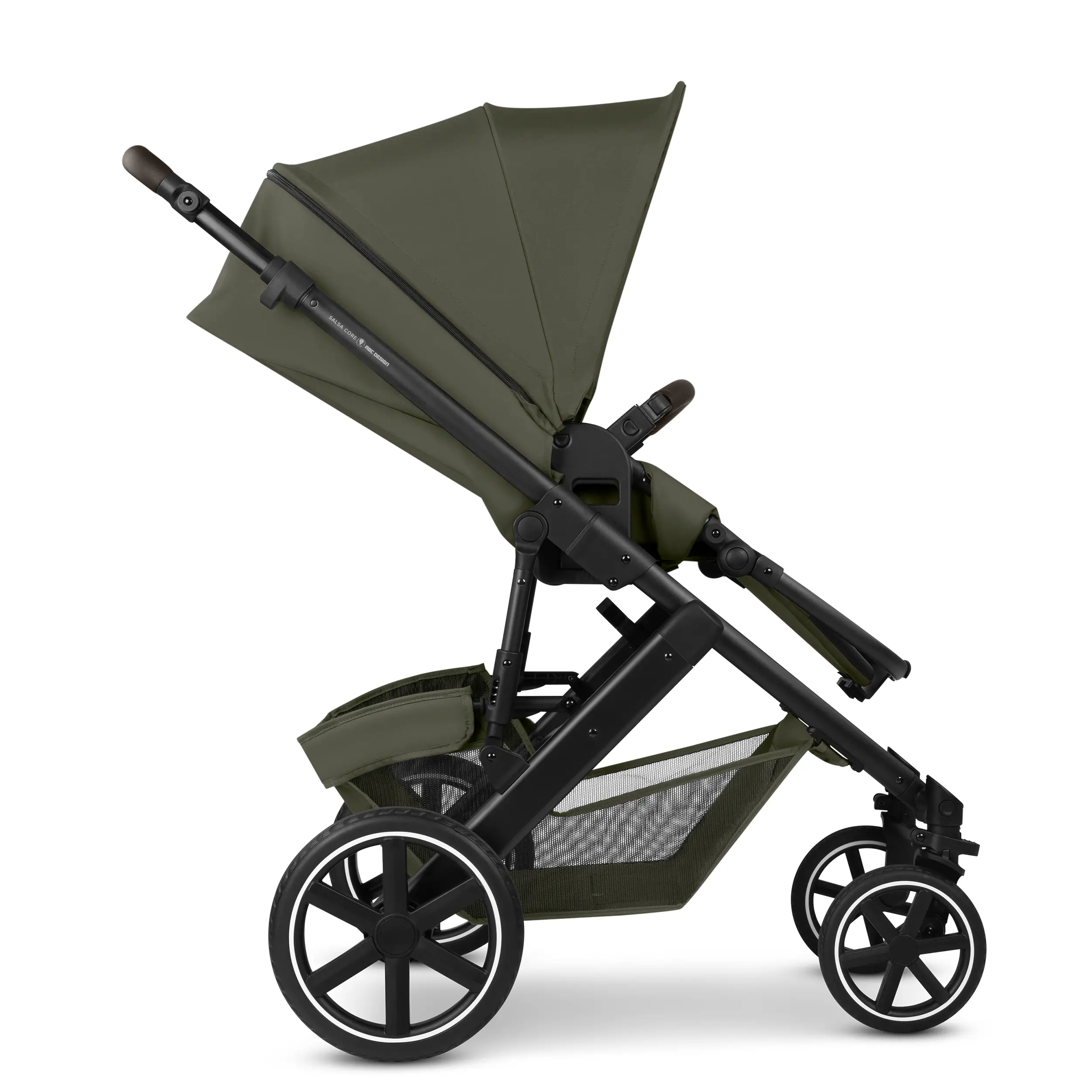 3in1 Stroller Set Salsa Core incl. infant car seat Calla with Reclining Function - Olive
