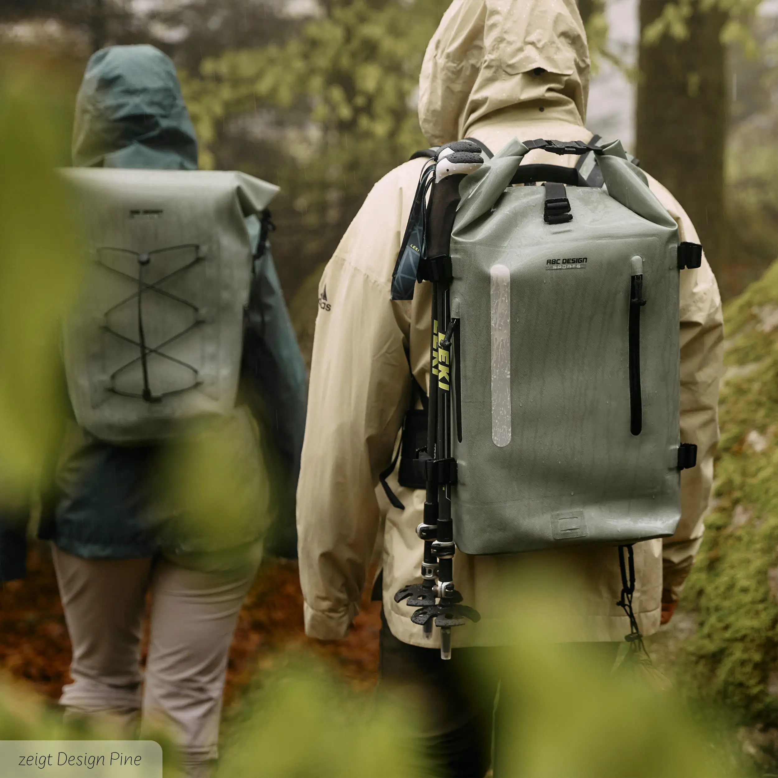 Outdoor-Rucksack Solothurn 22L für Alltag & Abenteuer - Avocado