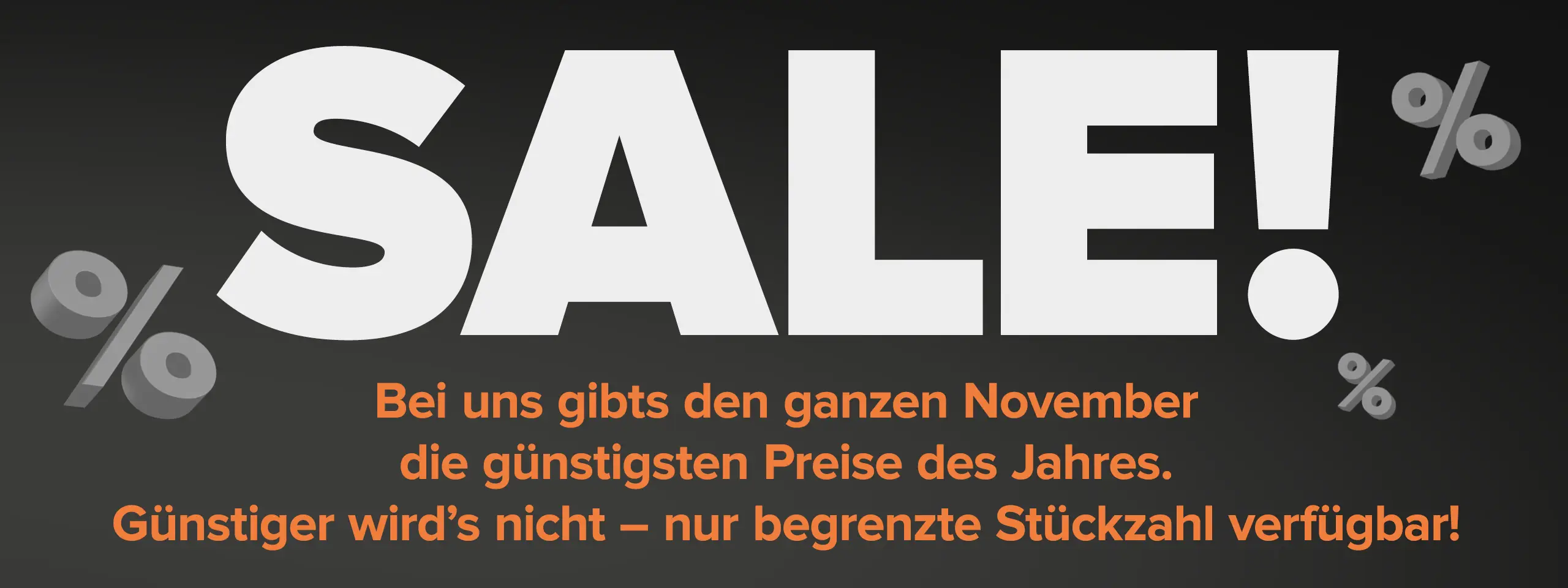 Sale-Bereich mit Black Month Angeboten