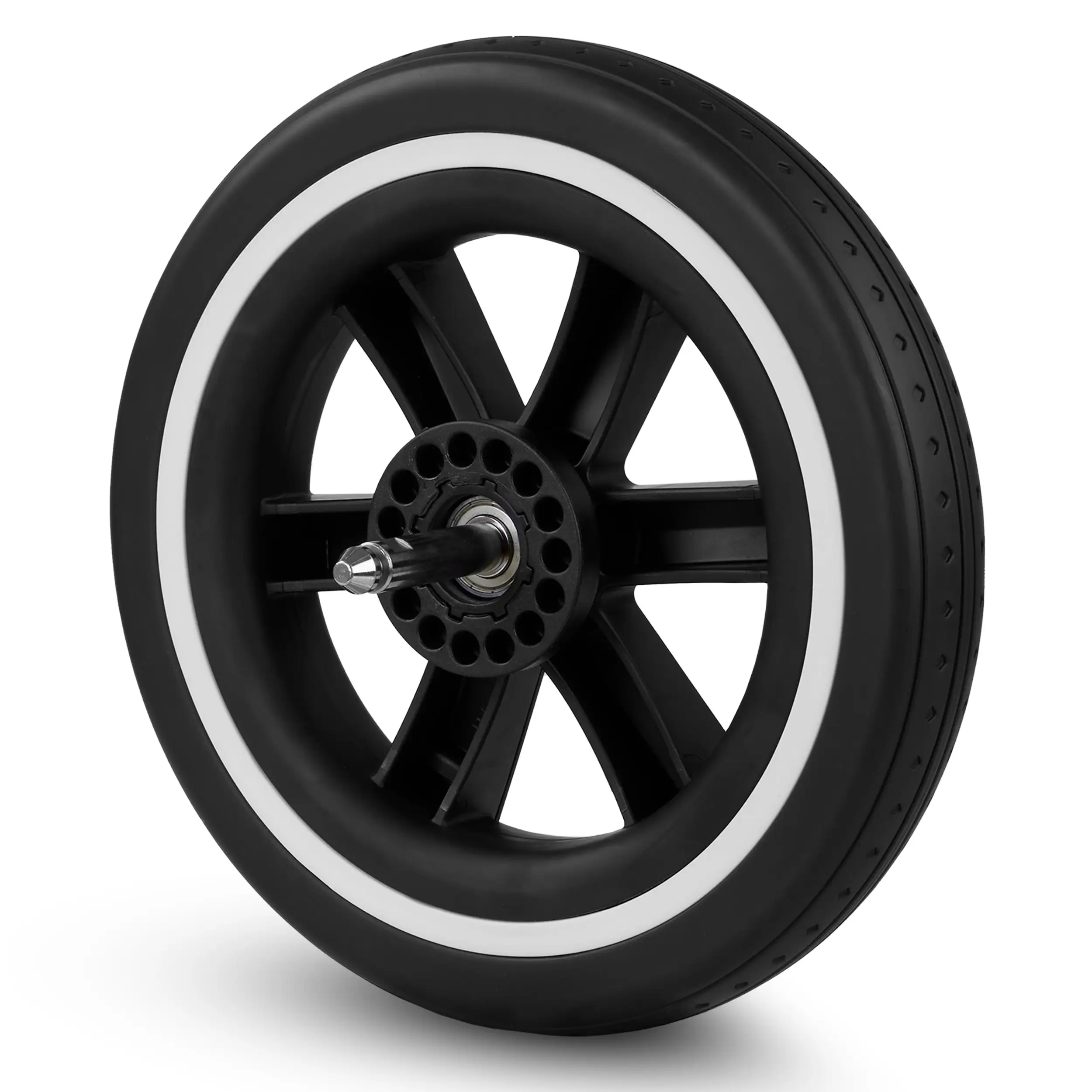Rear wheel for Samba 2 / Samba - EVA Black / White Wall Rear wheel for Samba 2 / Samba - EVA Black / White Wall