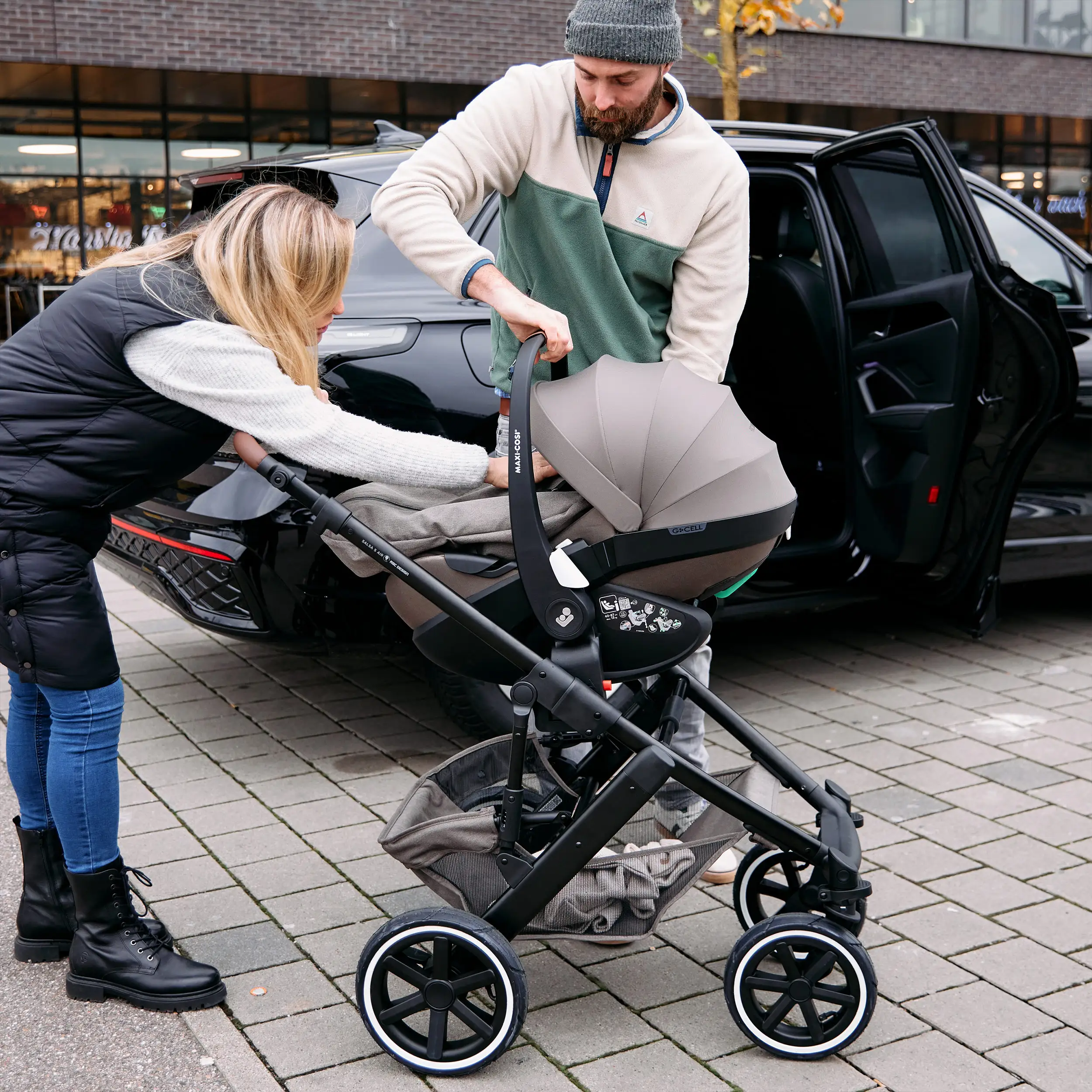 3in1 Kinderwagen-Set Salsa 5 Air inkl. Babyschale Maxi Cosi Pebble 360 Pro 2 - Nature 3in1 Kinderwagen-Set Salsa 5 Air inkl. Babyschale Maxi Cosi Pebble 360 Pro 2 - Nature