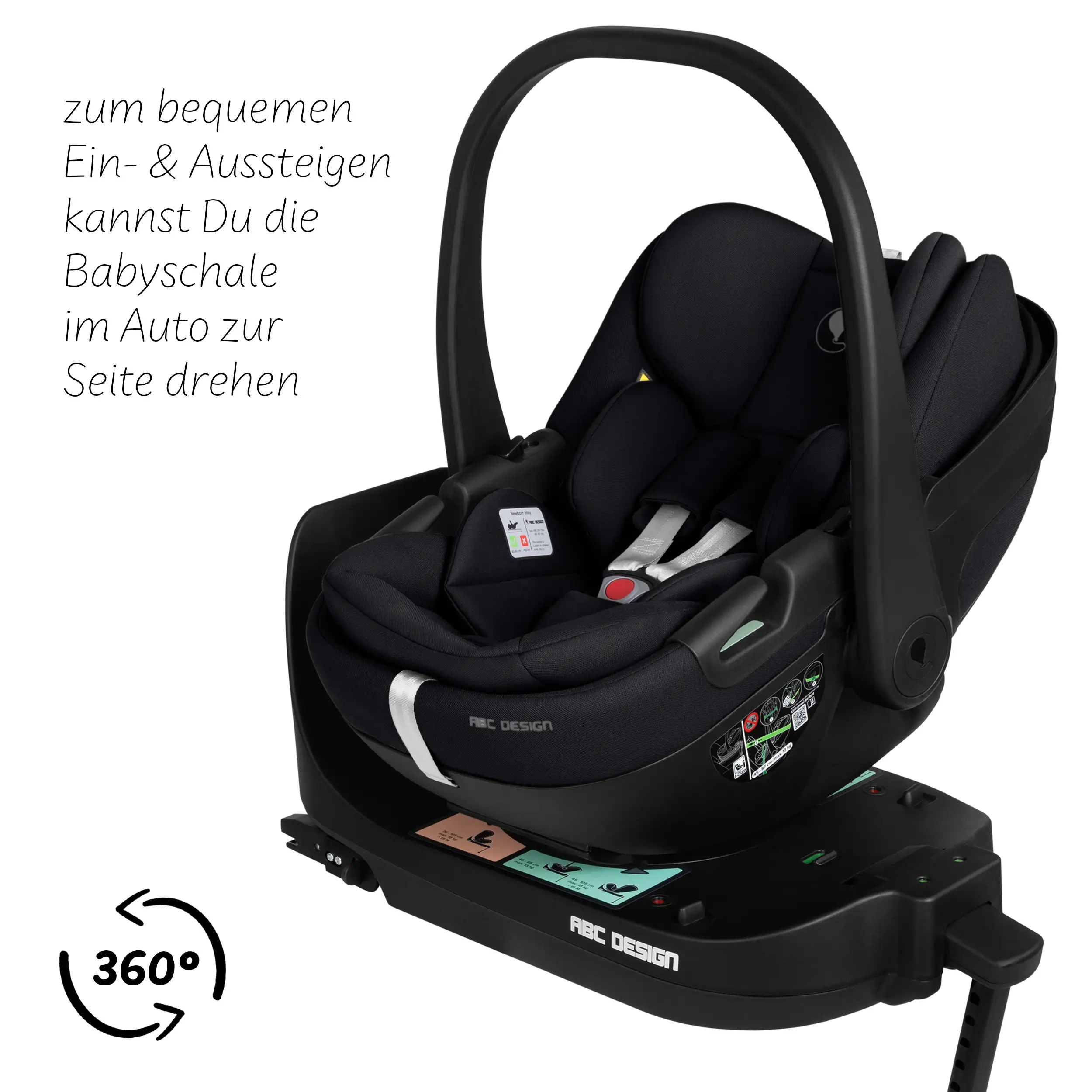 4in1-Kinderwagen-Set City Life inkl. Babyschale Calla mit Liegefunktion - Nature