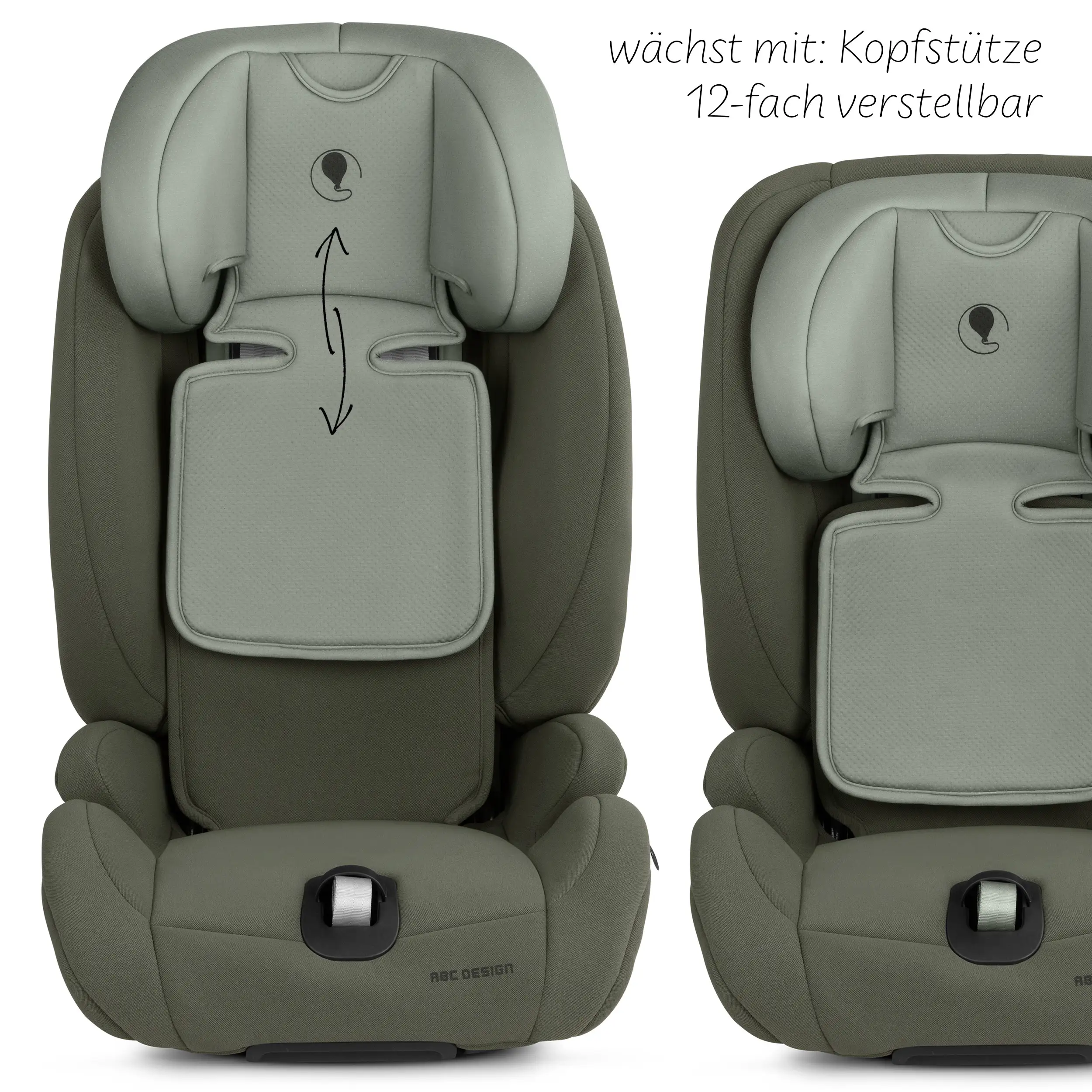 Siège auto Aspen 2 Fix i-Size (de 15 mois à 12 ans) - Sage Siège auto Aspen 2 Fix i-Size (de 15 mois à 12 ans) - Sage