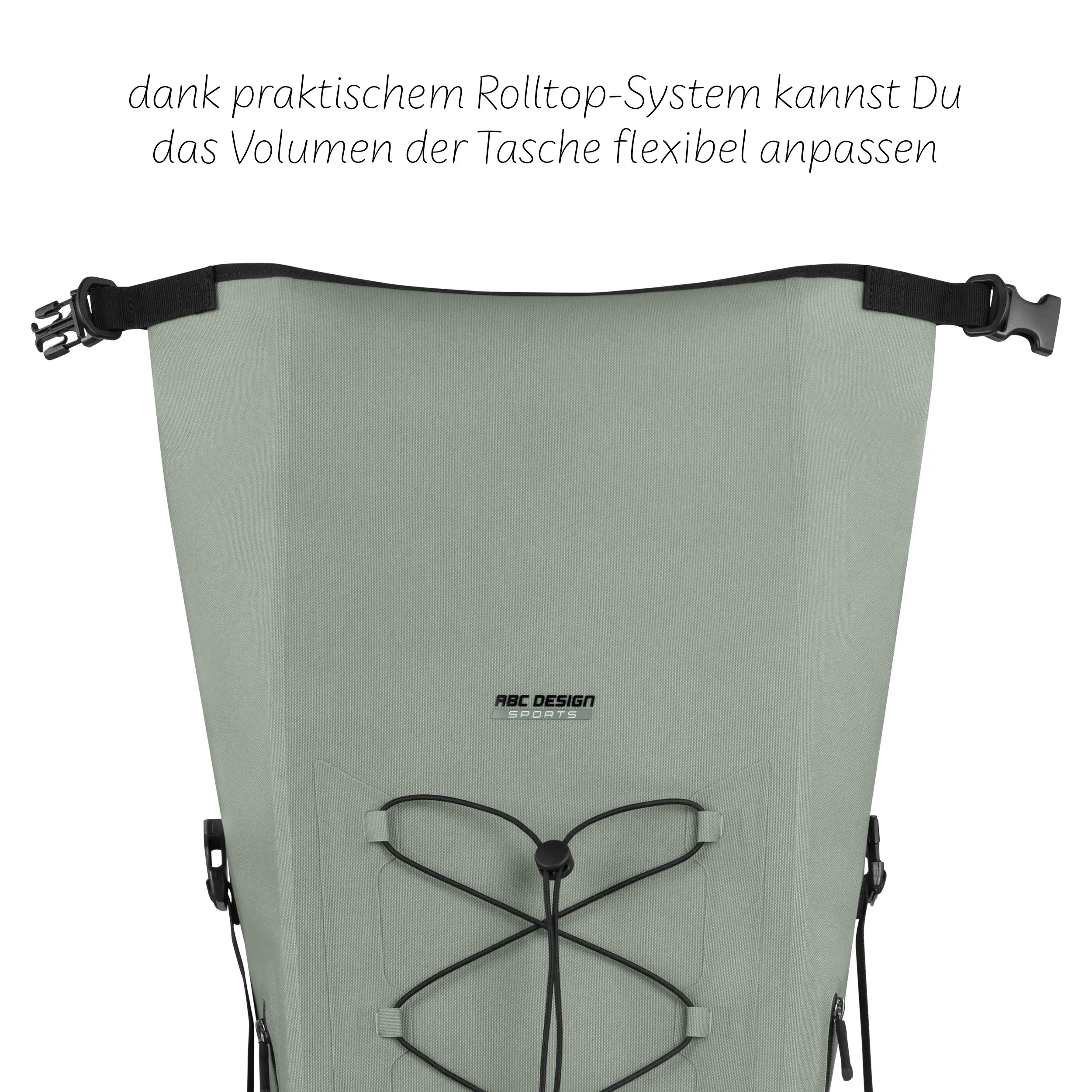 Satteltasche Sion 20L für Kinderwagen Fahrradanhänger & Alltag - Pine