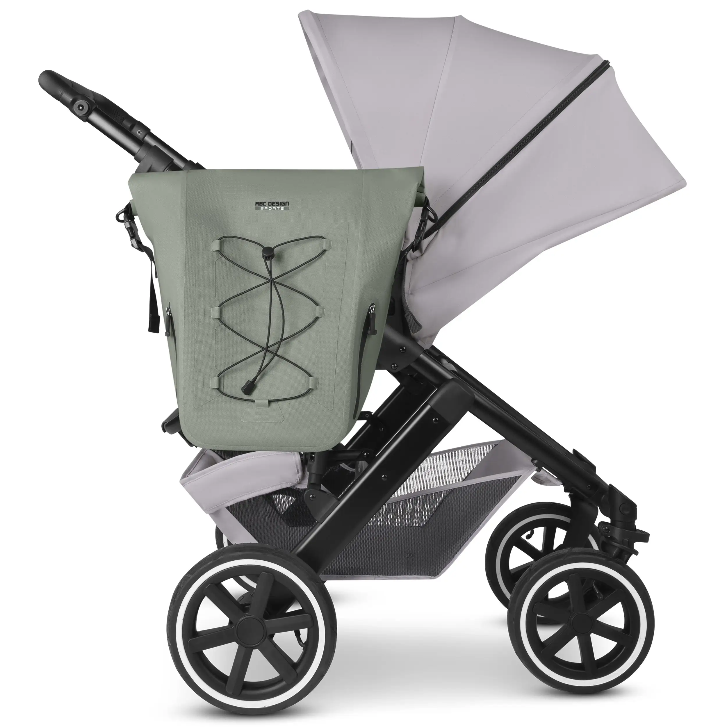Satteltasche Sion 20L für Kinderwagen Fahrradanhänger & Alltag - Pine