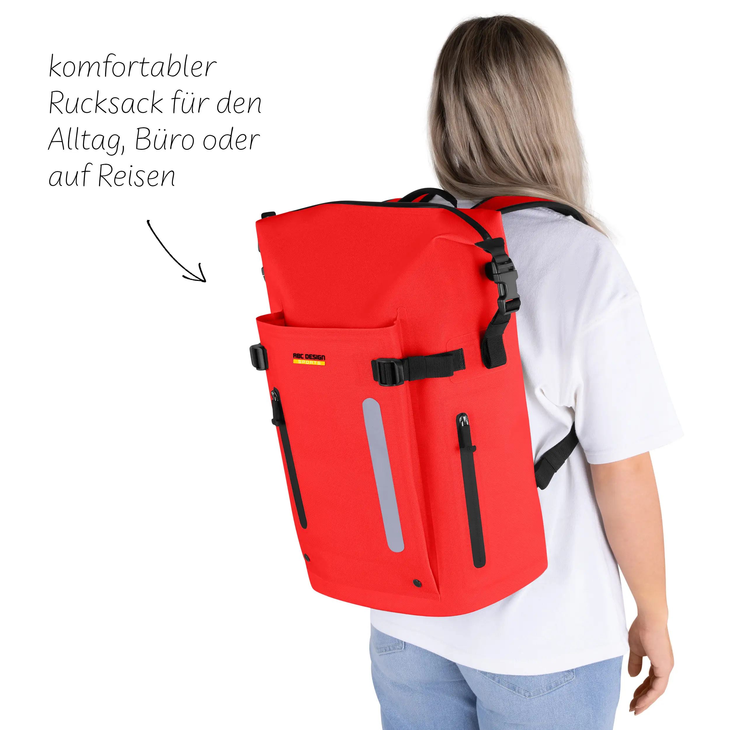 Rucksack Zürich 24L für den Alltag & Büro - Mango