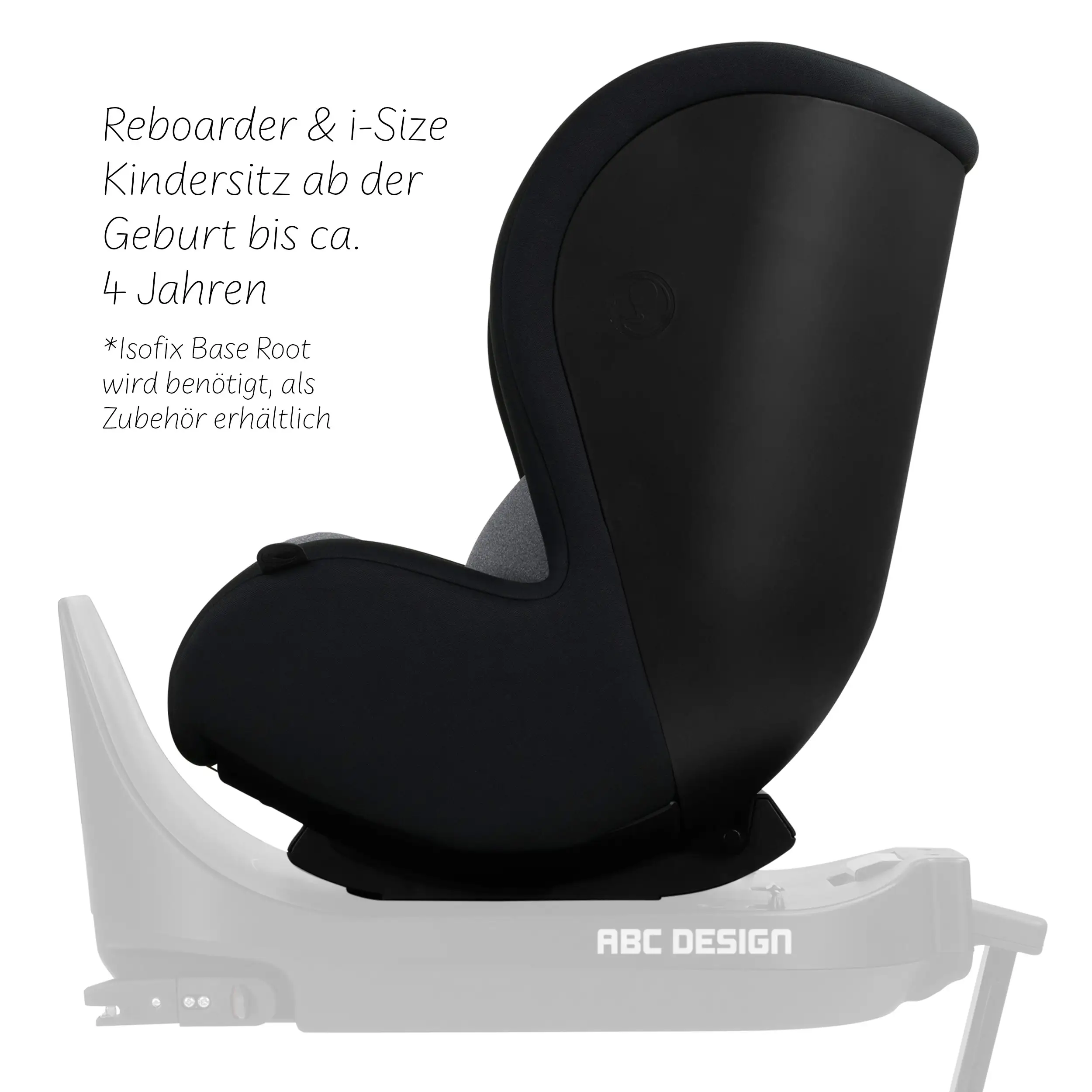Kindersitz Lily i-Size inkl. drehbarer Isofix Base Root - Graphite