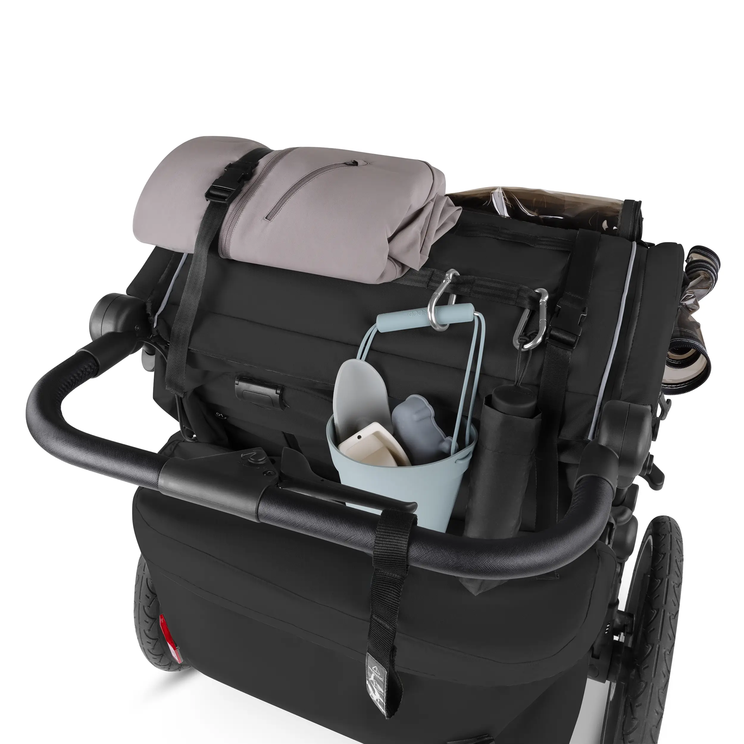 Remolque de Bicicleta de Paseo con 2 Asientos Confortables y Ruedas de Aire - Ink  Remolque de Bicicleta de Paseo con 2 Asientos Confortables y Ruedas de Aire - Ink