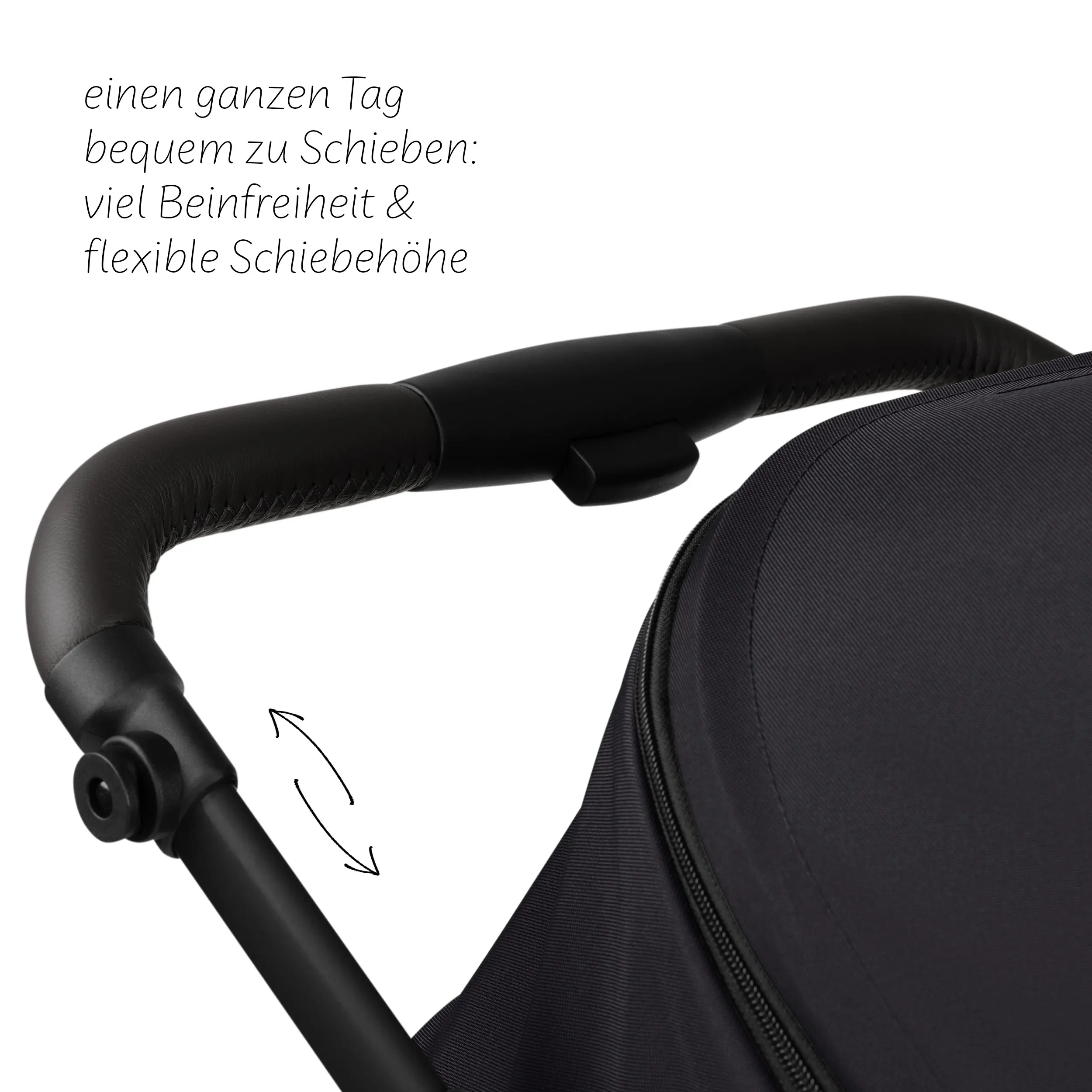 Kombi-Kinderwagen Salsa 5 Air inkl. Wickeltasche, Sonnenschirm, Regenschutz, Becherhalter - Coal