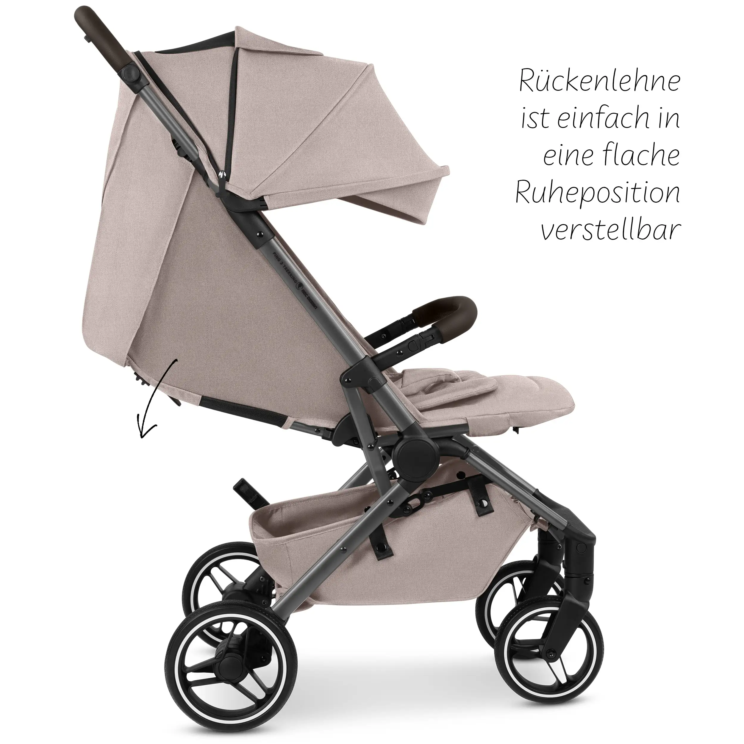 Poussette de voyage Ping 3 Trekking - Camel Poussette de voyage Ping 3 Trekking - Camel