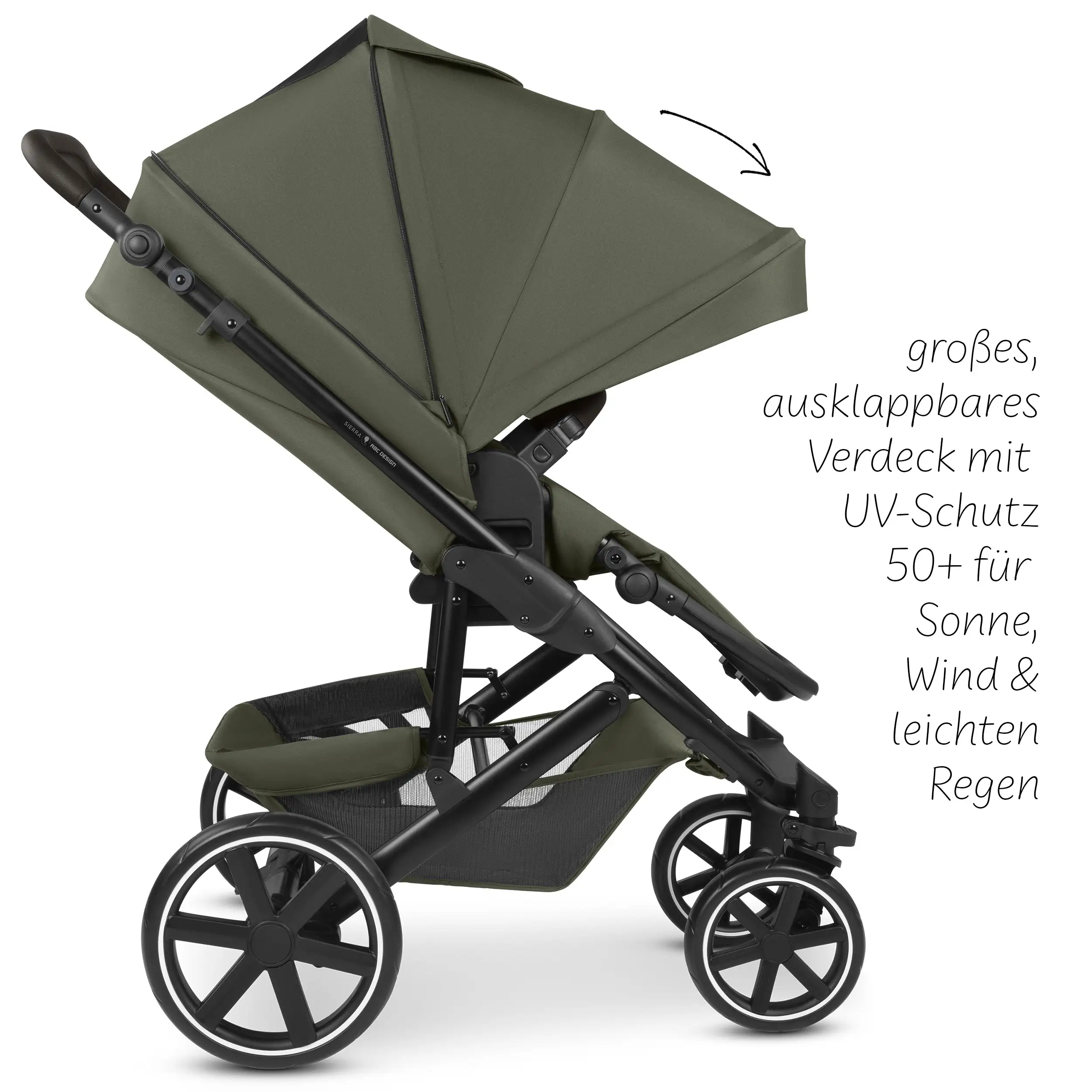 3in1-Kinderwagen-Set Sierra - Pea
