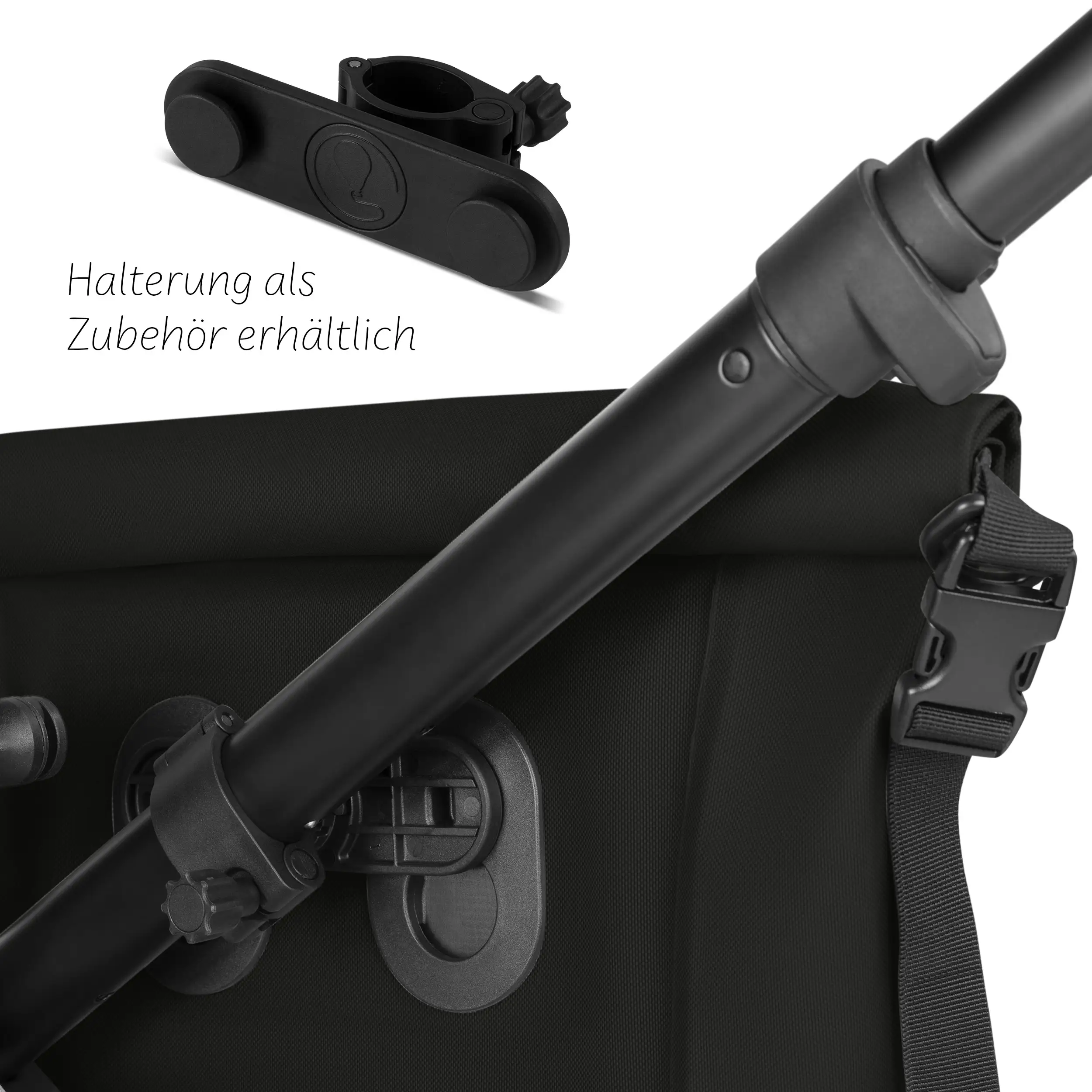 Satteltasche Sion 20L für Kinderwagen Fahrradanhänger & Alltag - Ink