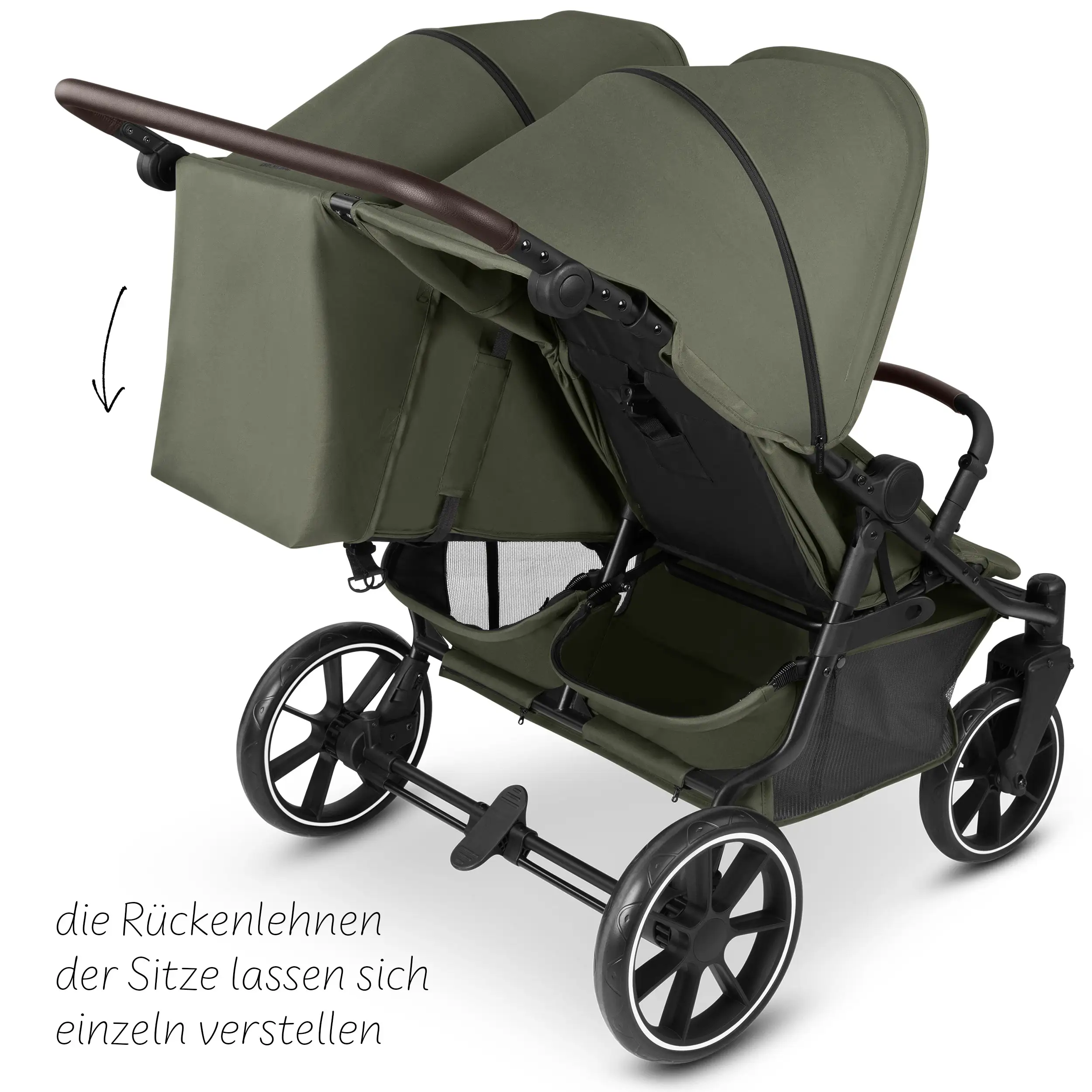 Bayamo Double Strollers - Pea