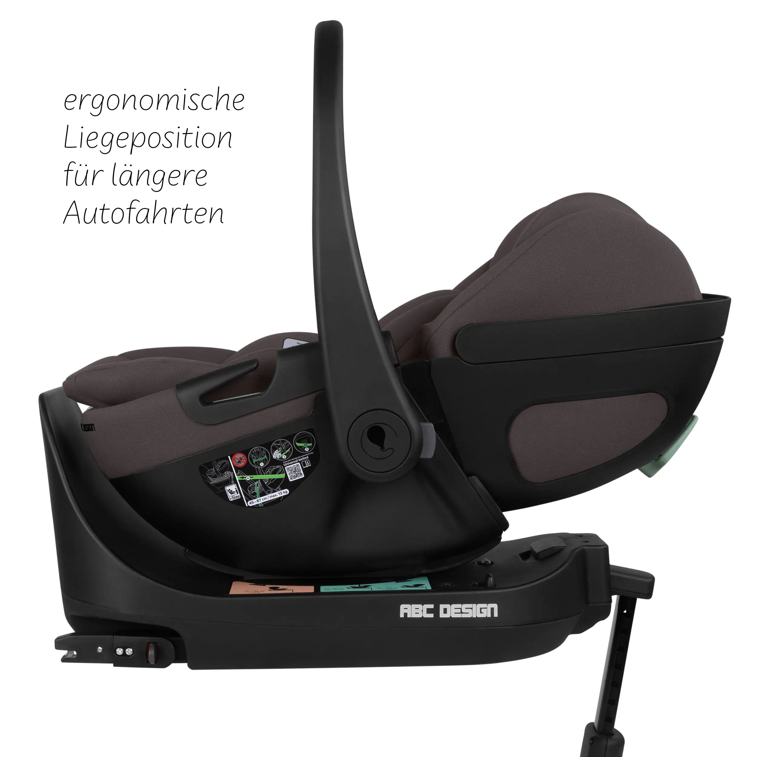 4in1 Kinderwagen-Set Salsa Core inkl. Babyschale Calla mit Liegefunktion & Isofix Base Root - Falcon