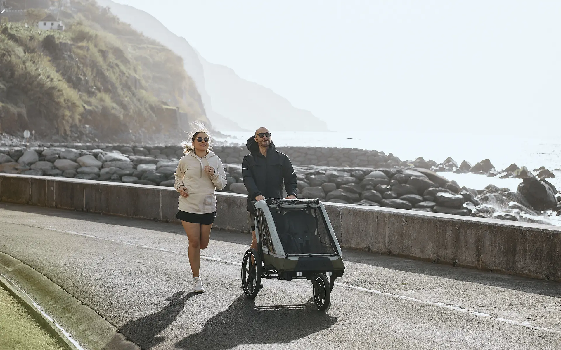 Laufen, Joggen, Skaten & Fahrradfahren mit Baby