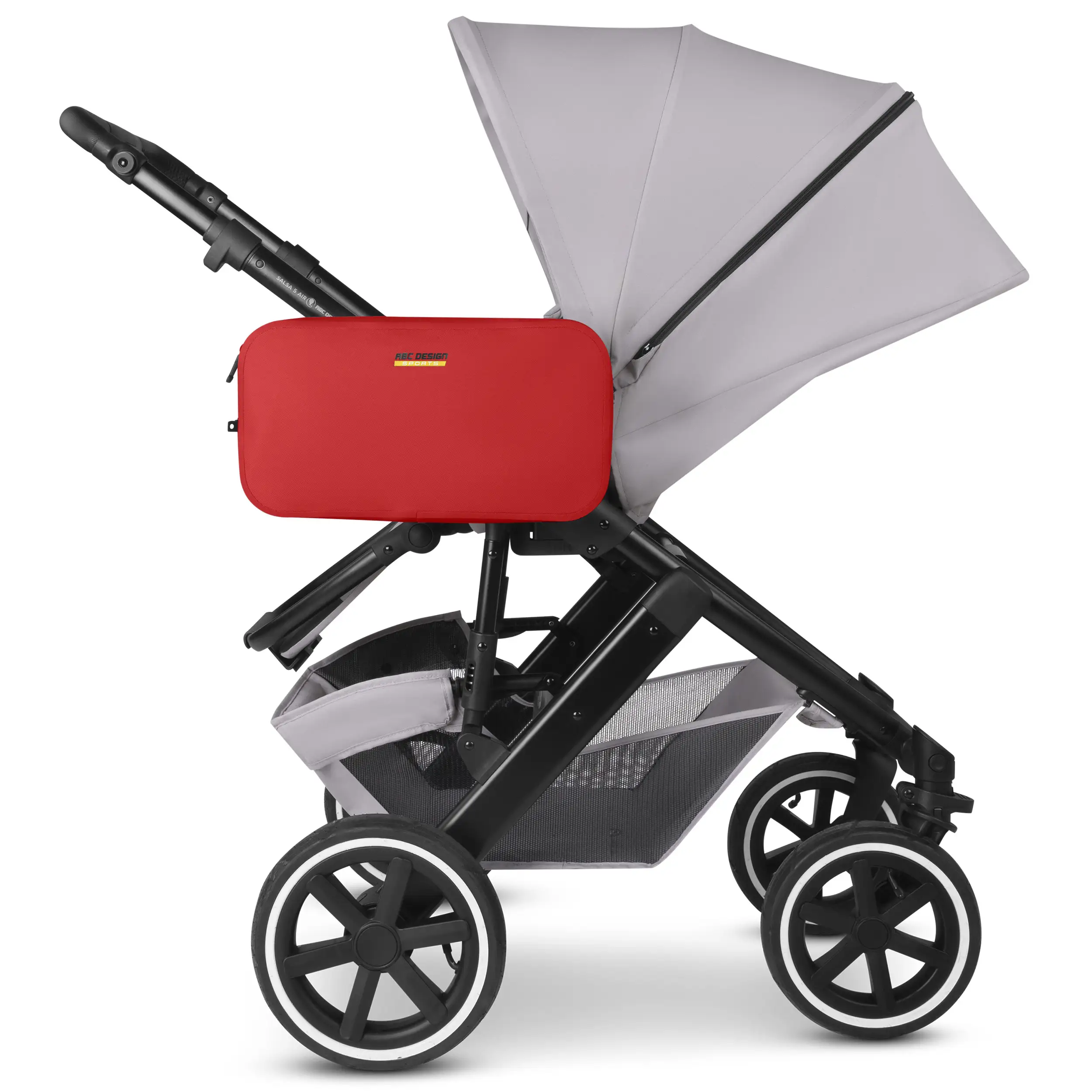 Satteltasche Genf 4,5L für Kinderwagen, Fahrrad & Alltag - Mango