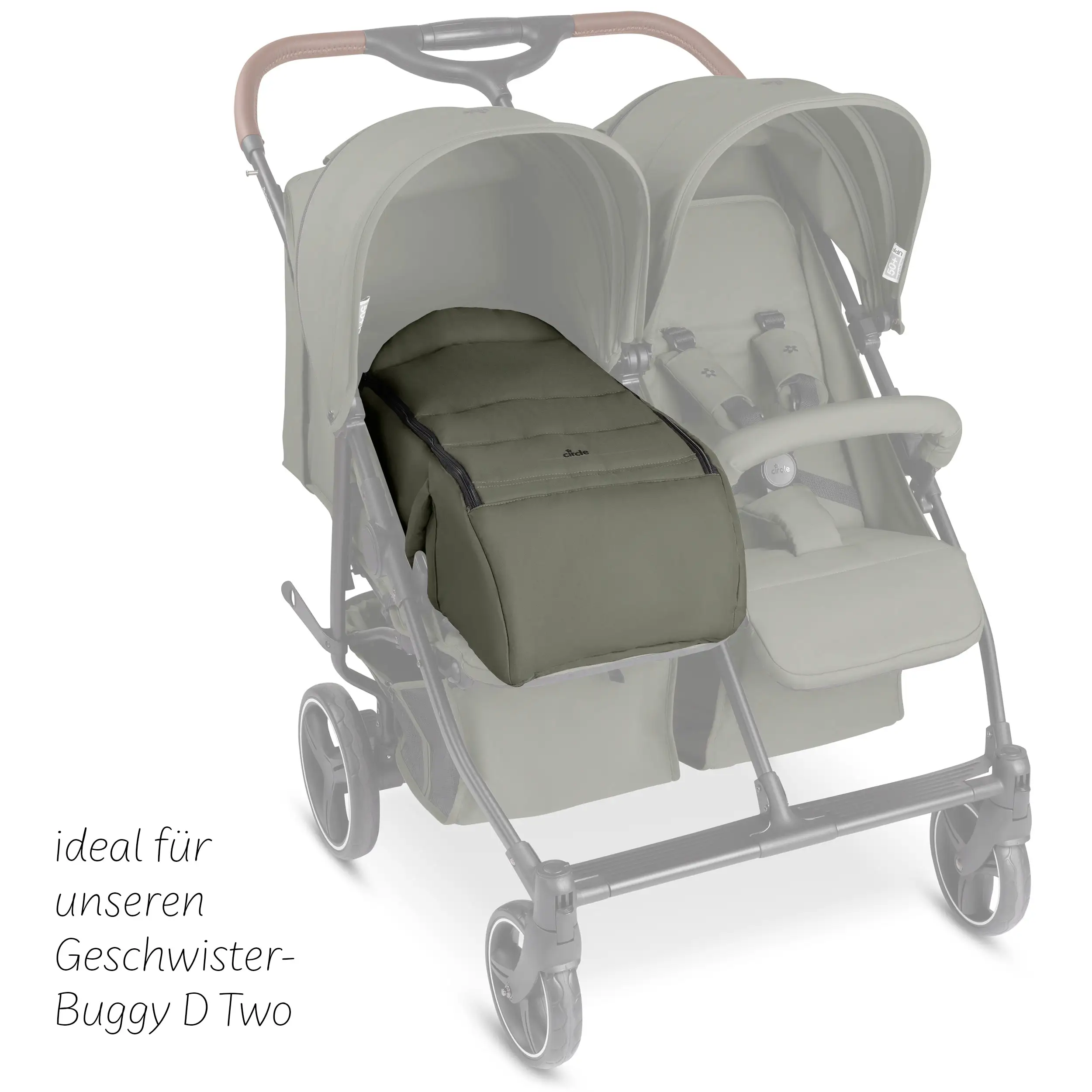 Carrycot for D Two double stroller - Wheat Carrycot for D Two double stroller - Wheat