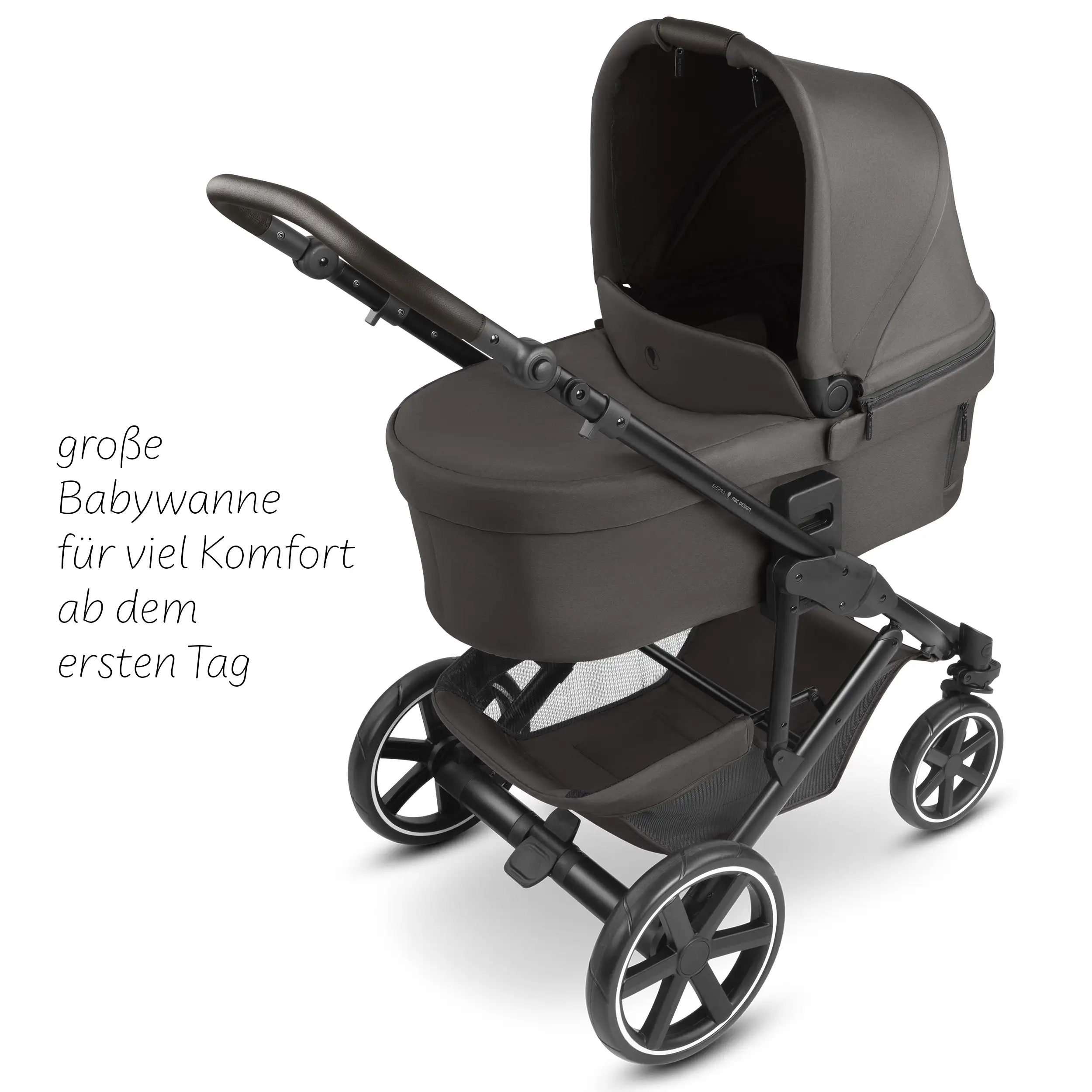 3in1-Kinderwagen-Set Sierra - Nut