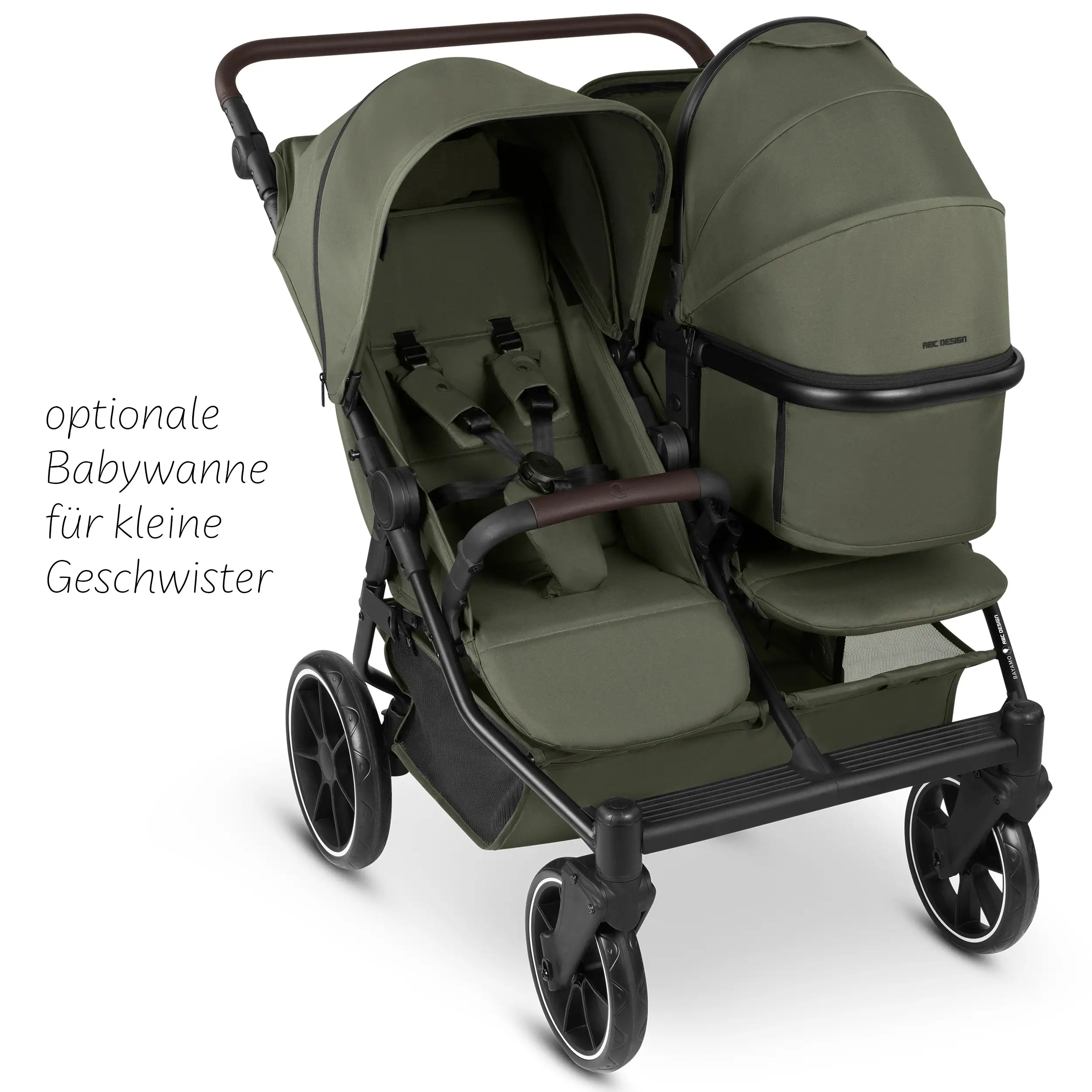 Bayamo Double Strollers - Pea
