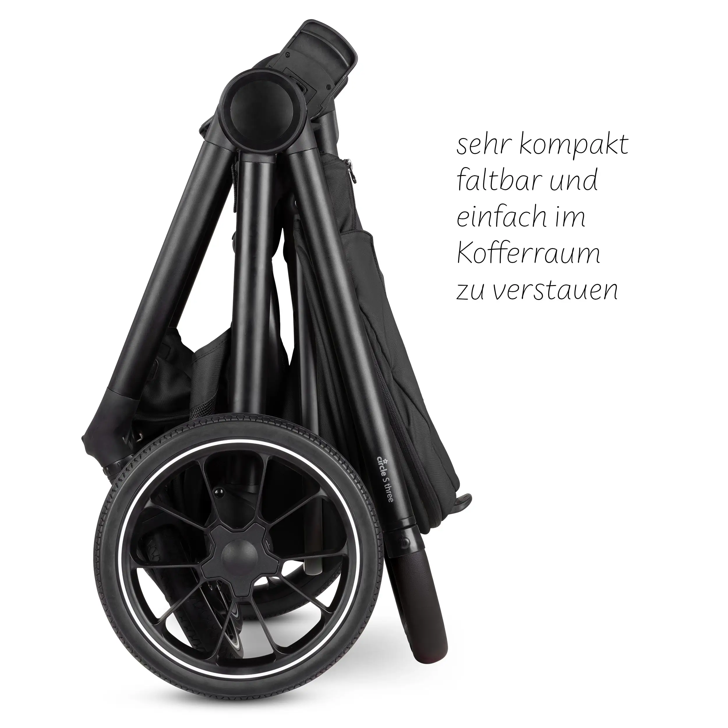 2in1 Stroller S Three - Black 2in1 Stroller S Three - Black