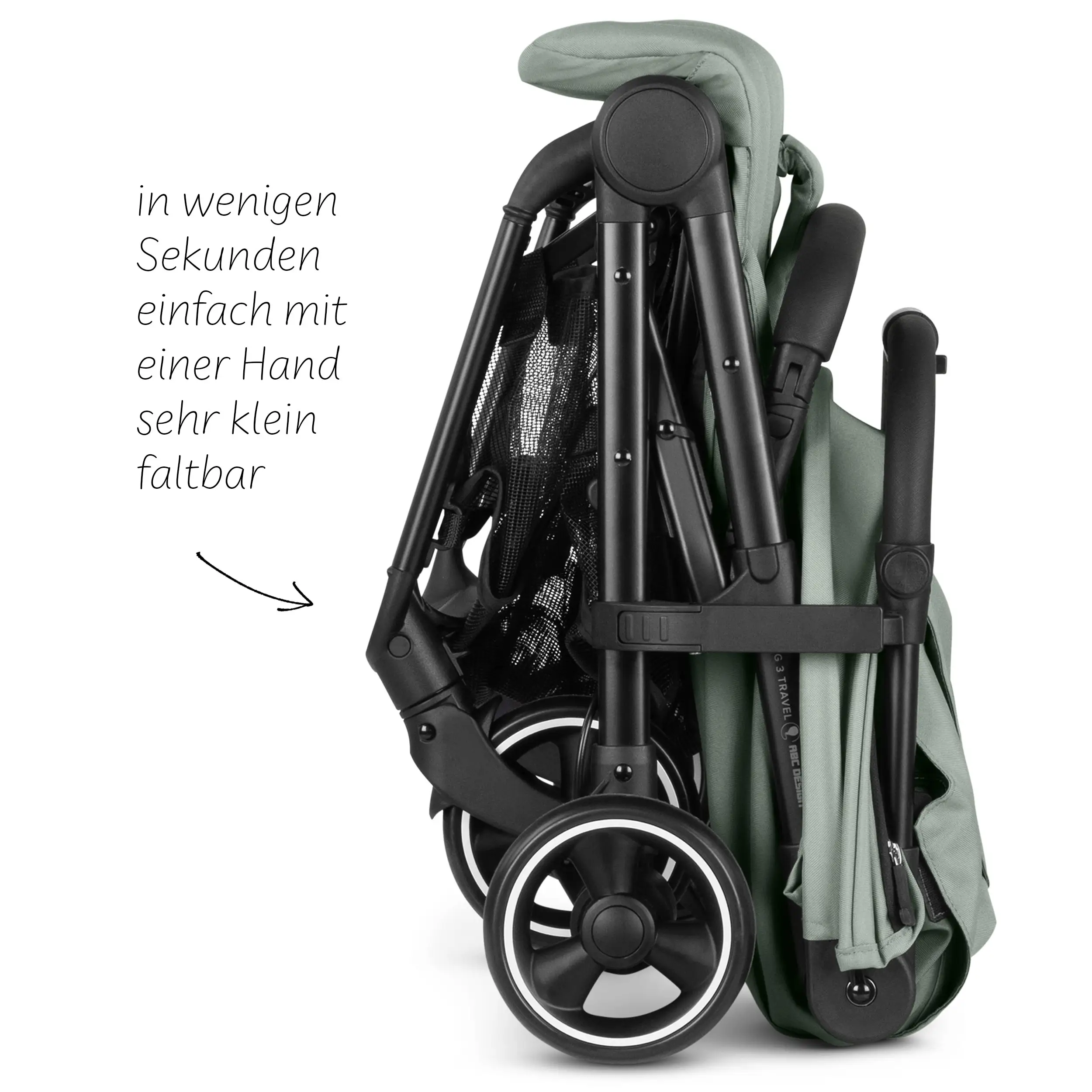 Reisebuggy Ping 3 Travel mit Zubehörset  - Pine