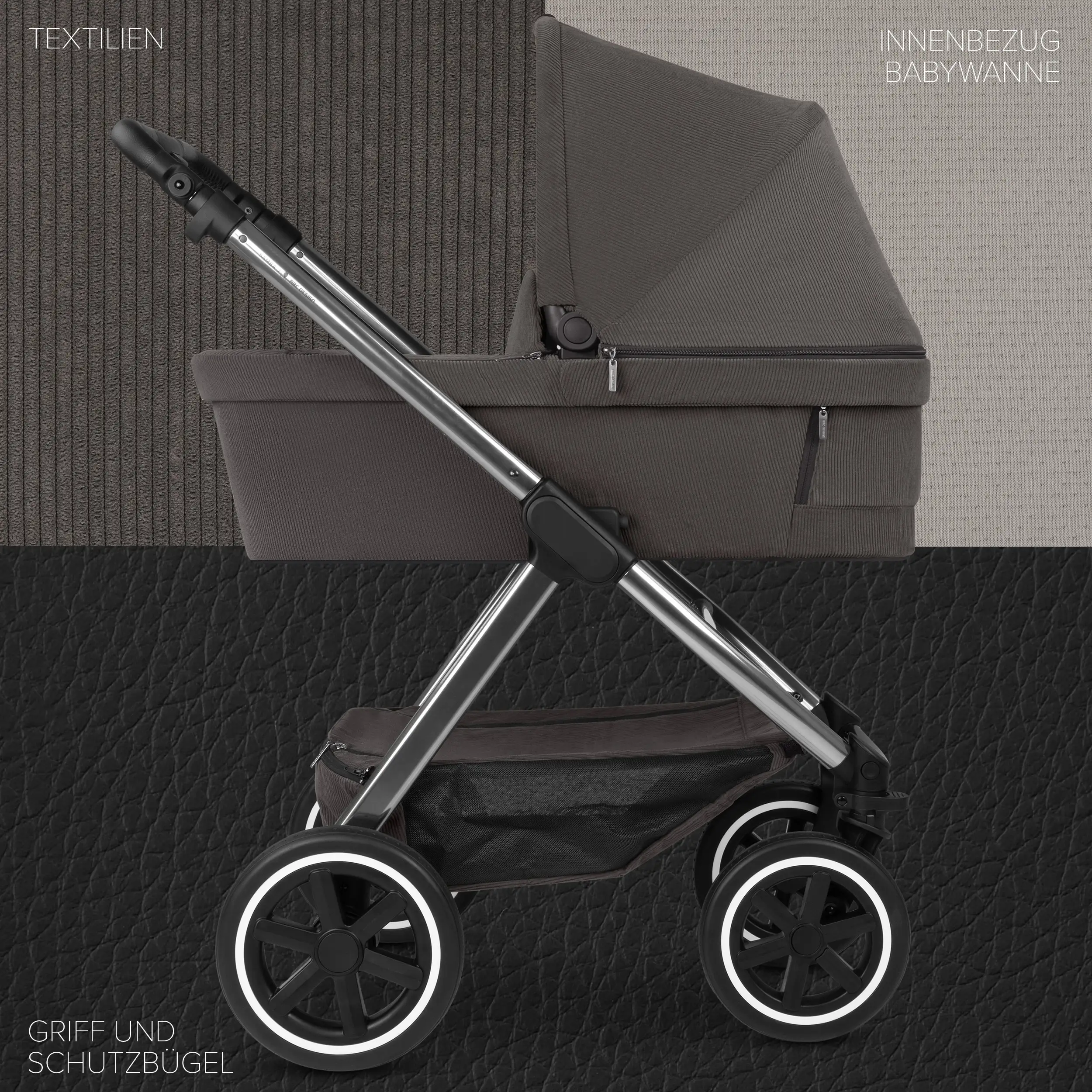 Kombi-Kinderwagen Samba 2 - Almond Kombi-Kinderwagen Samba 2 - Almond