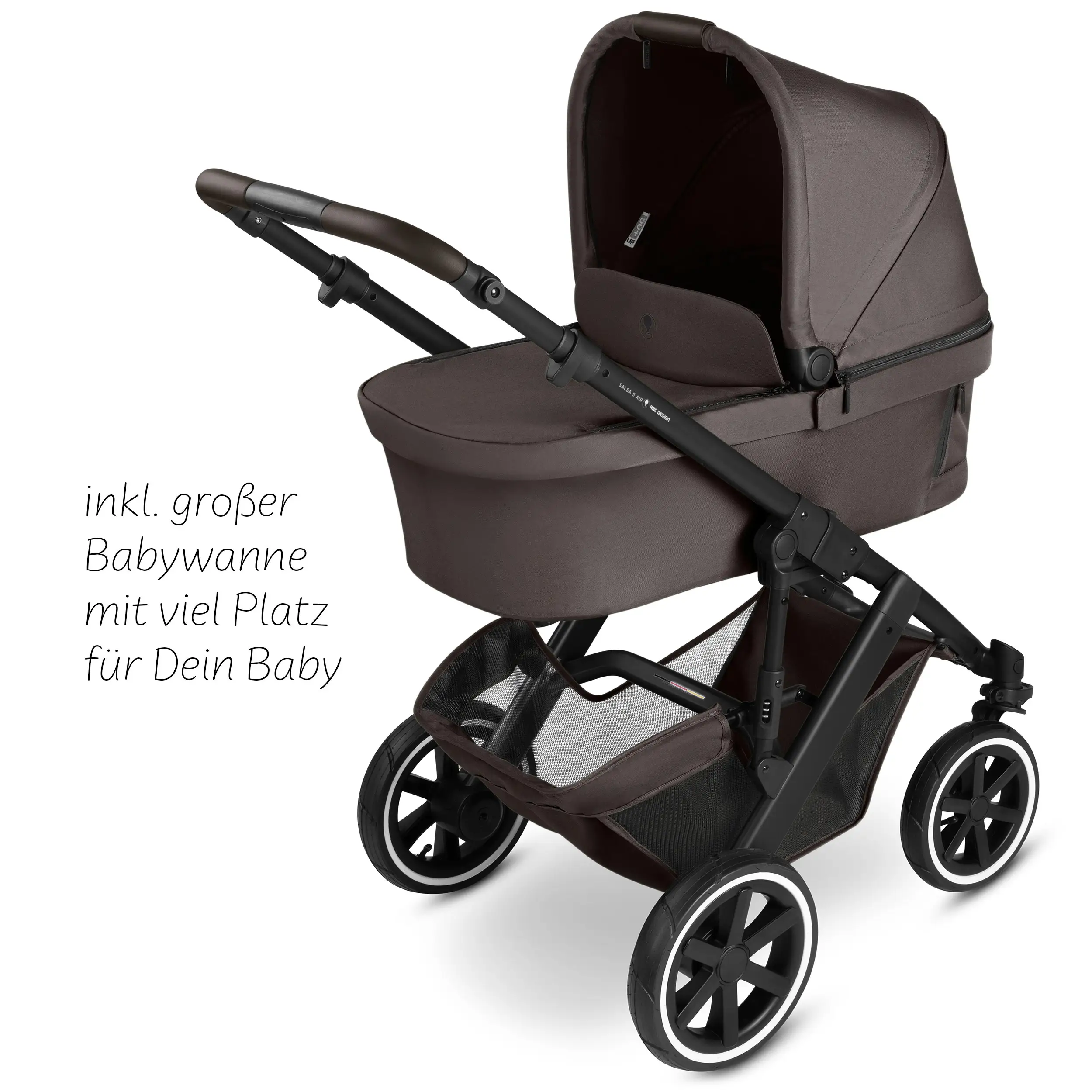 Ensemble poussette 3 en 1 Salsa 5 Air avec siège auto pour bébé - Teddy Ensemble poussette 3 en 1 Salsa 5 Air avec siège auto pour bébé - Teddy