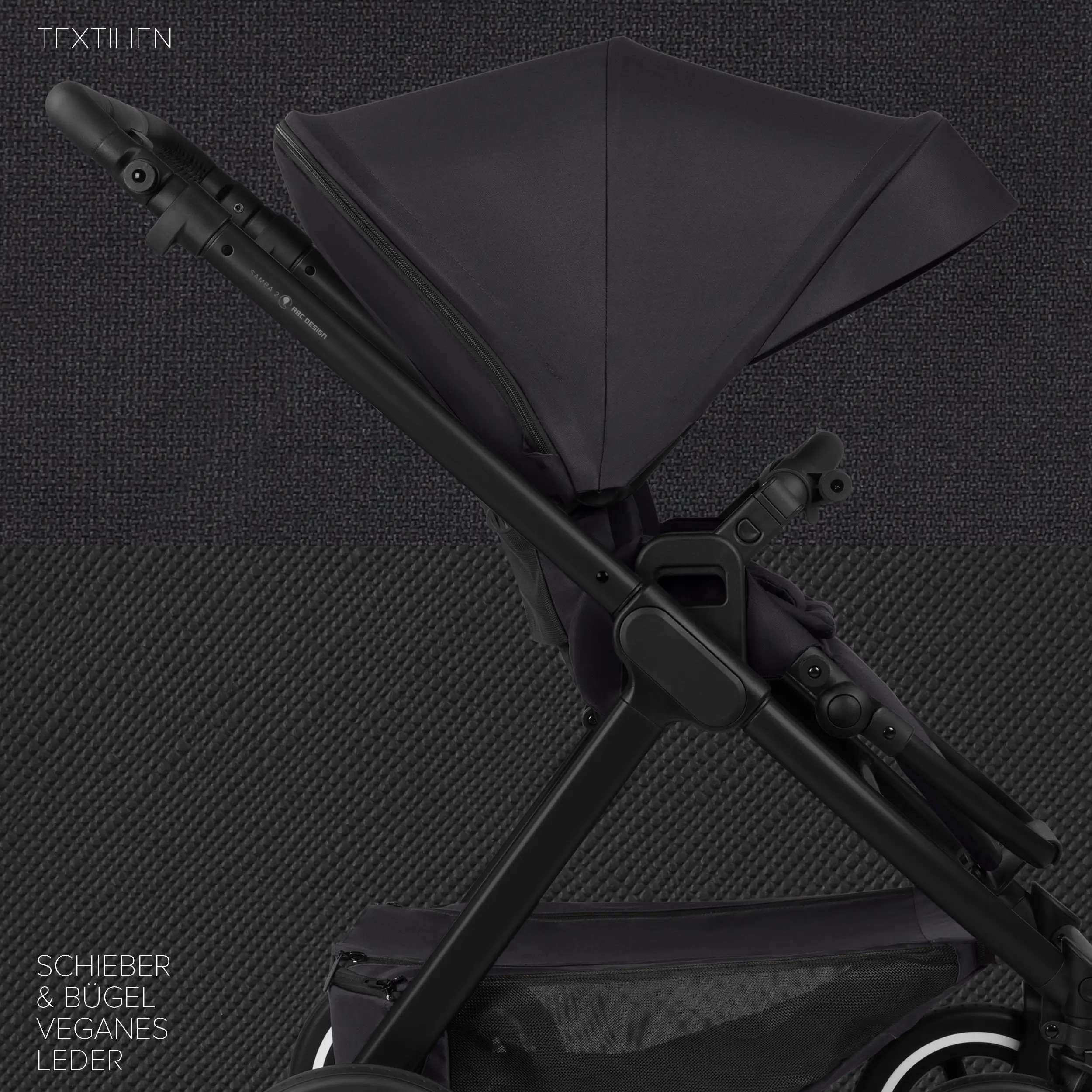 Poussette Samba 2 - Coal Poussette Samba 2 - Coal