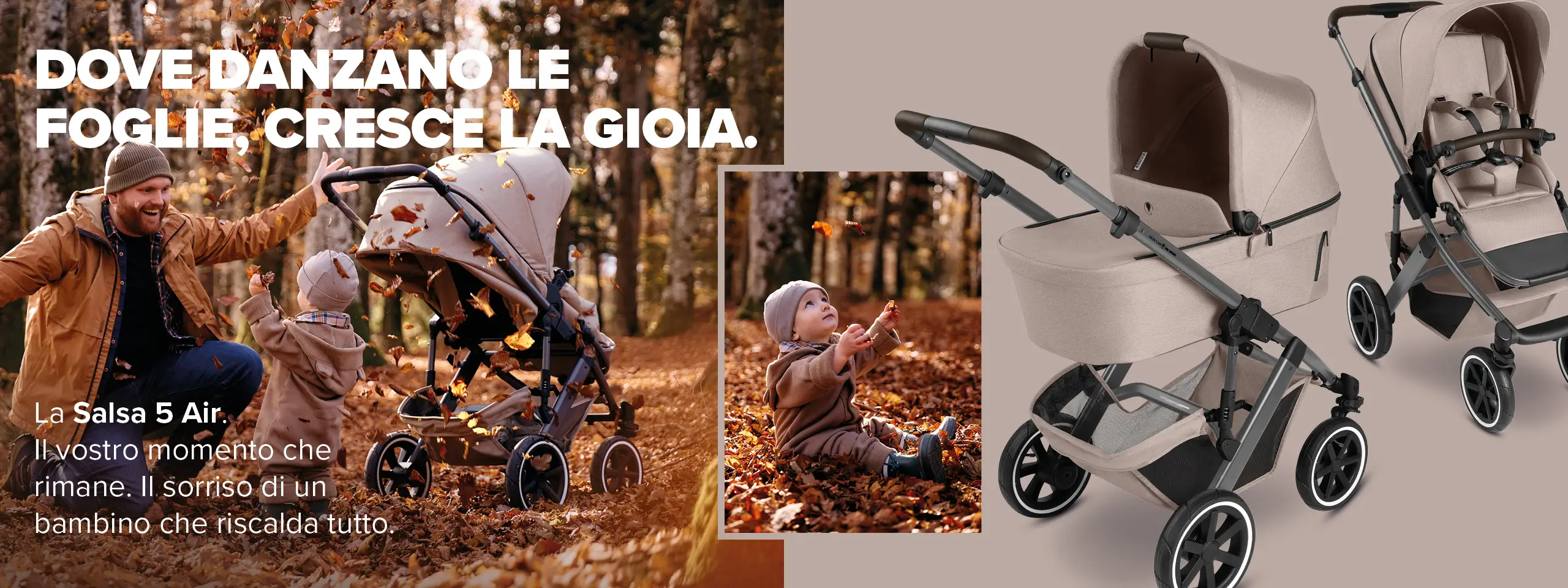 Passeggino Salsa 5 Air - Camel