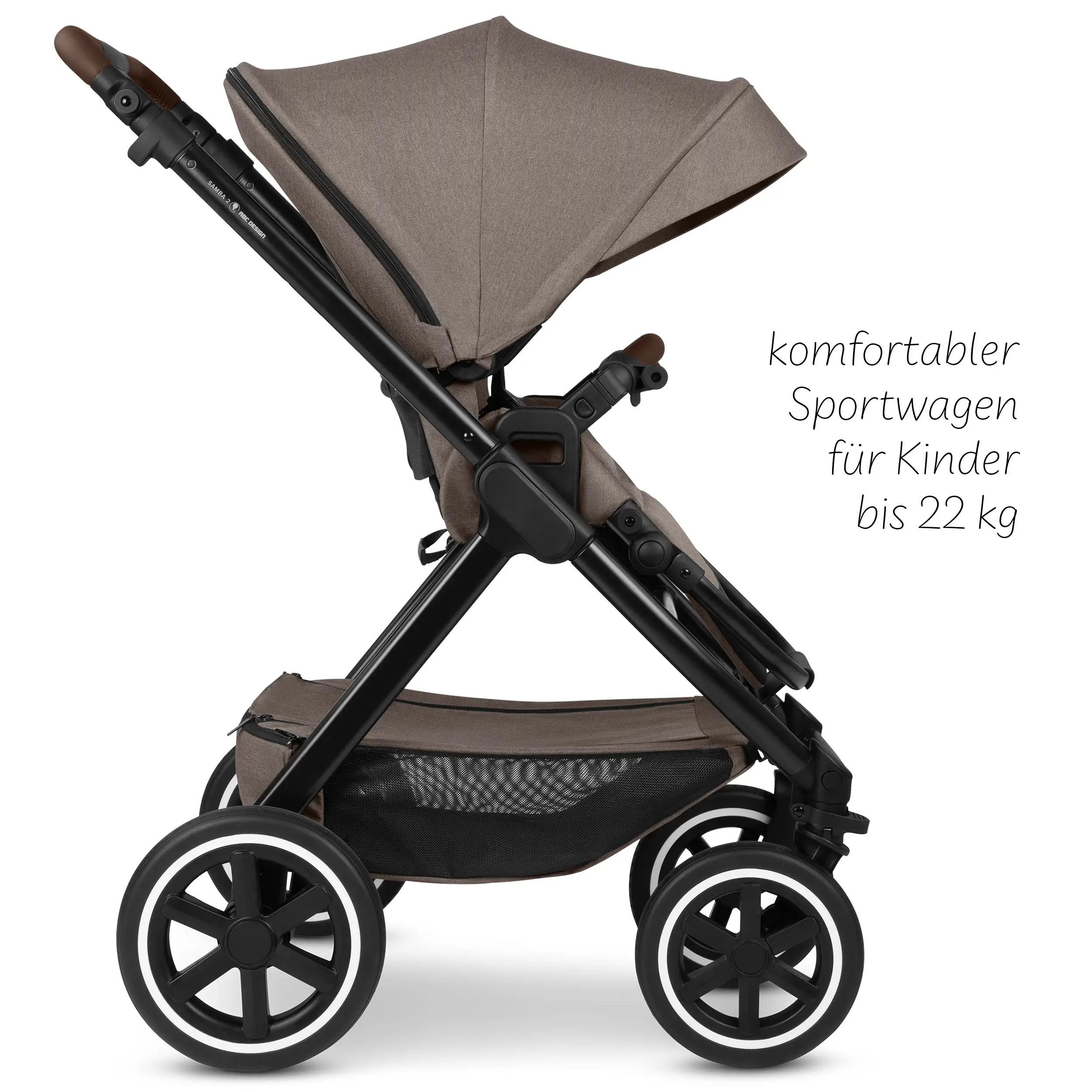 Travel system Samba 2 incl. Calla lie-flat infant car seat - Nature