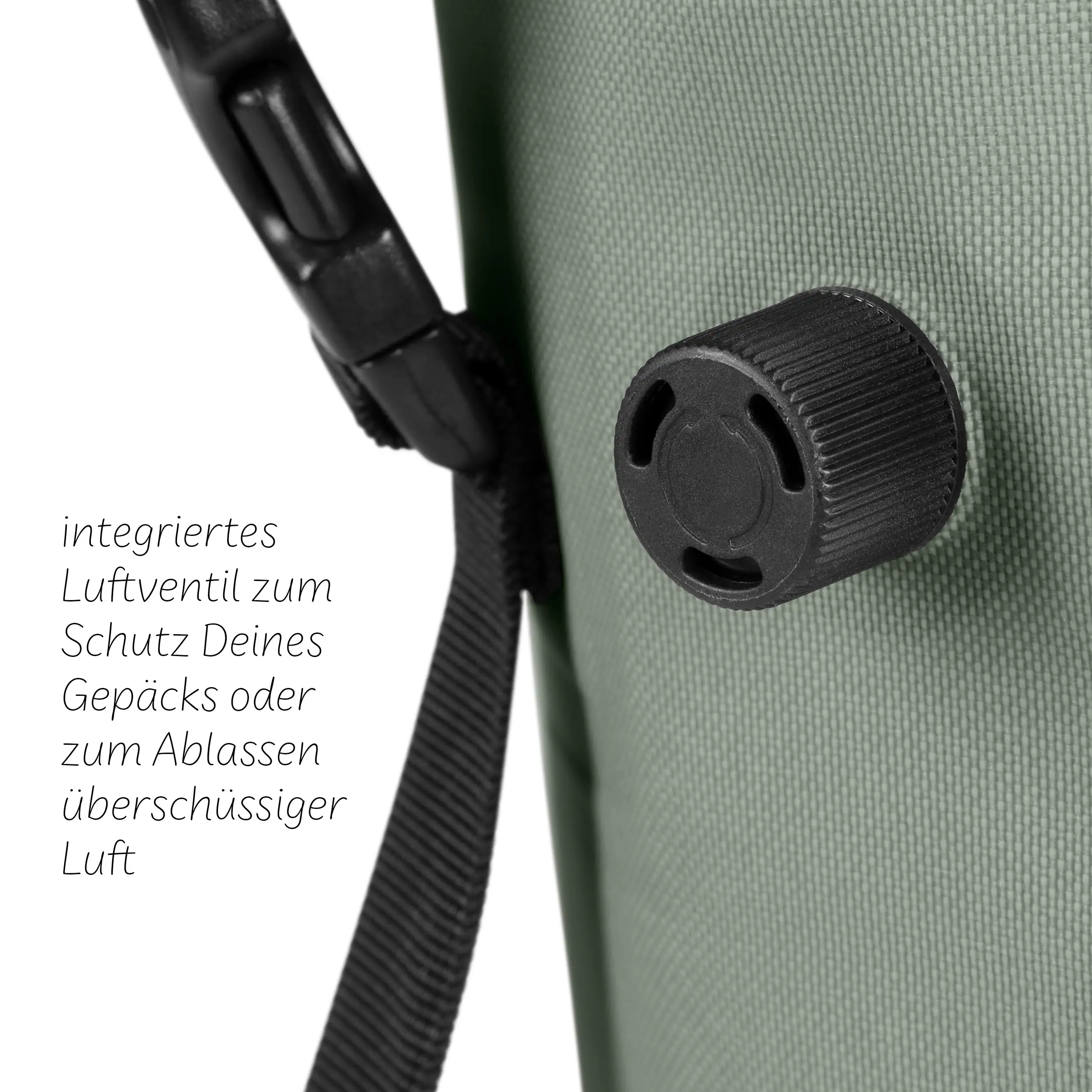 Satteltasche Sion 20L für Kinderwagen Fahrradanhänger & Alltag - Pine