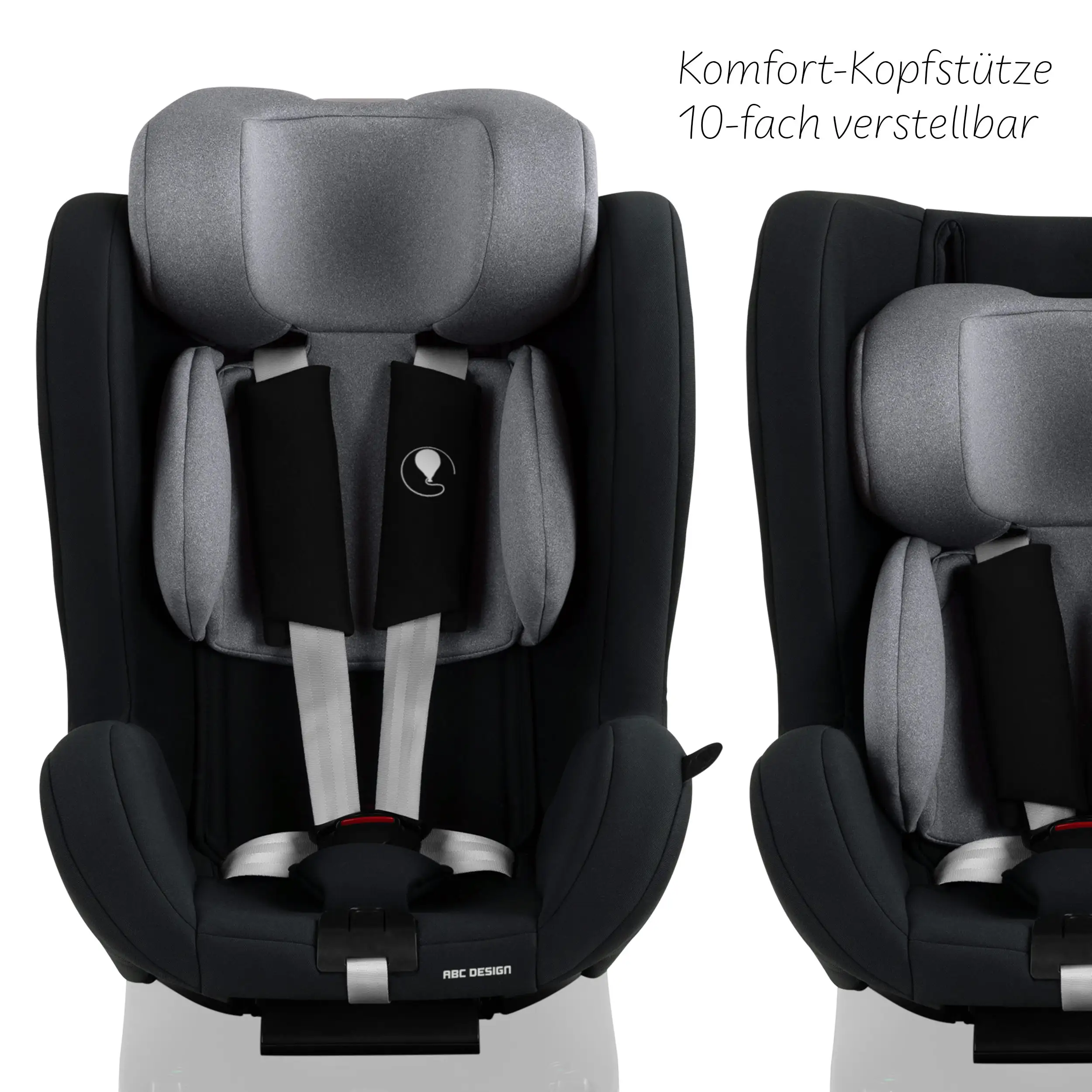 Reboard Car Seat Lily i-Size (from birth to 4 years) - Graphite
