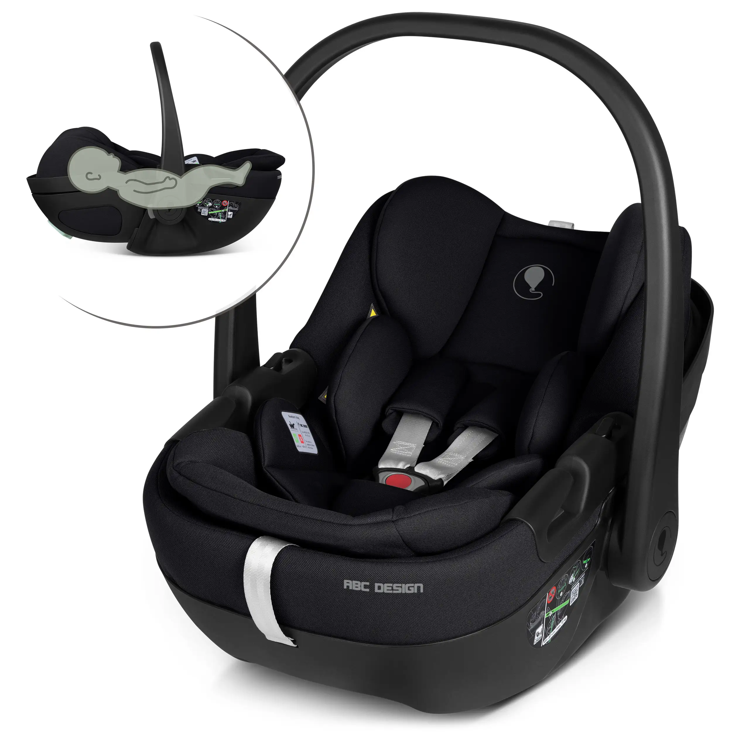 Calla i-Size Infant Car Seat with Reclining Function - Ink
