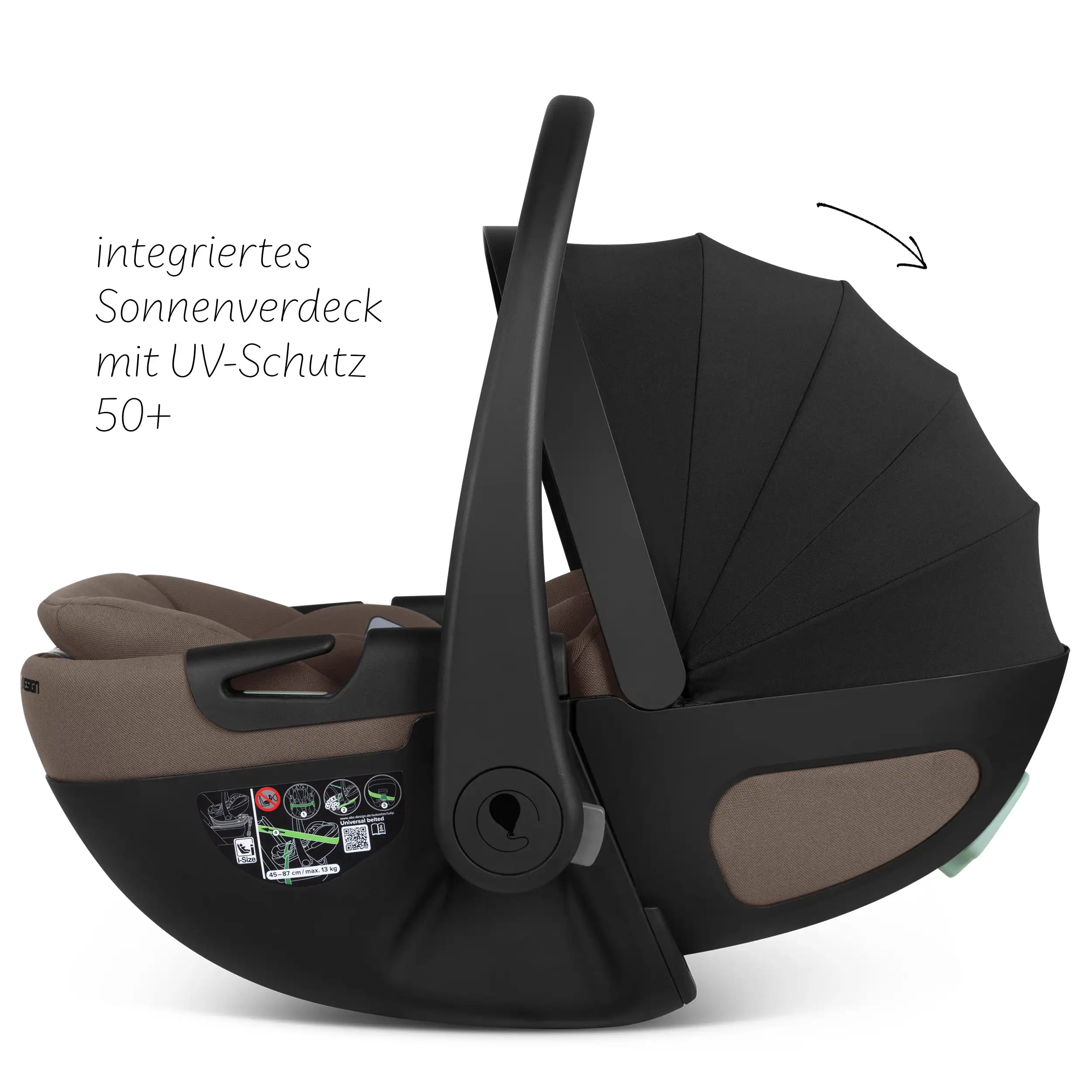 Babyschale mit Liegefunktion Calla i-Size - Nature Flex