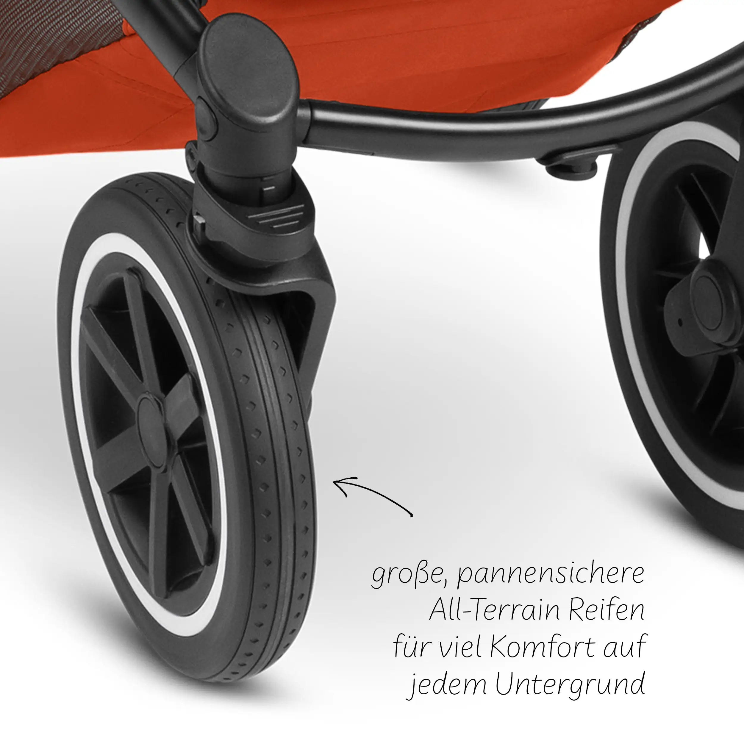 ABC Design 2in1 Stroller Samba Carrot