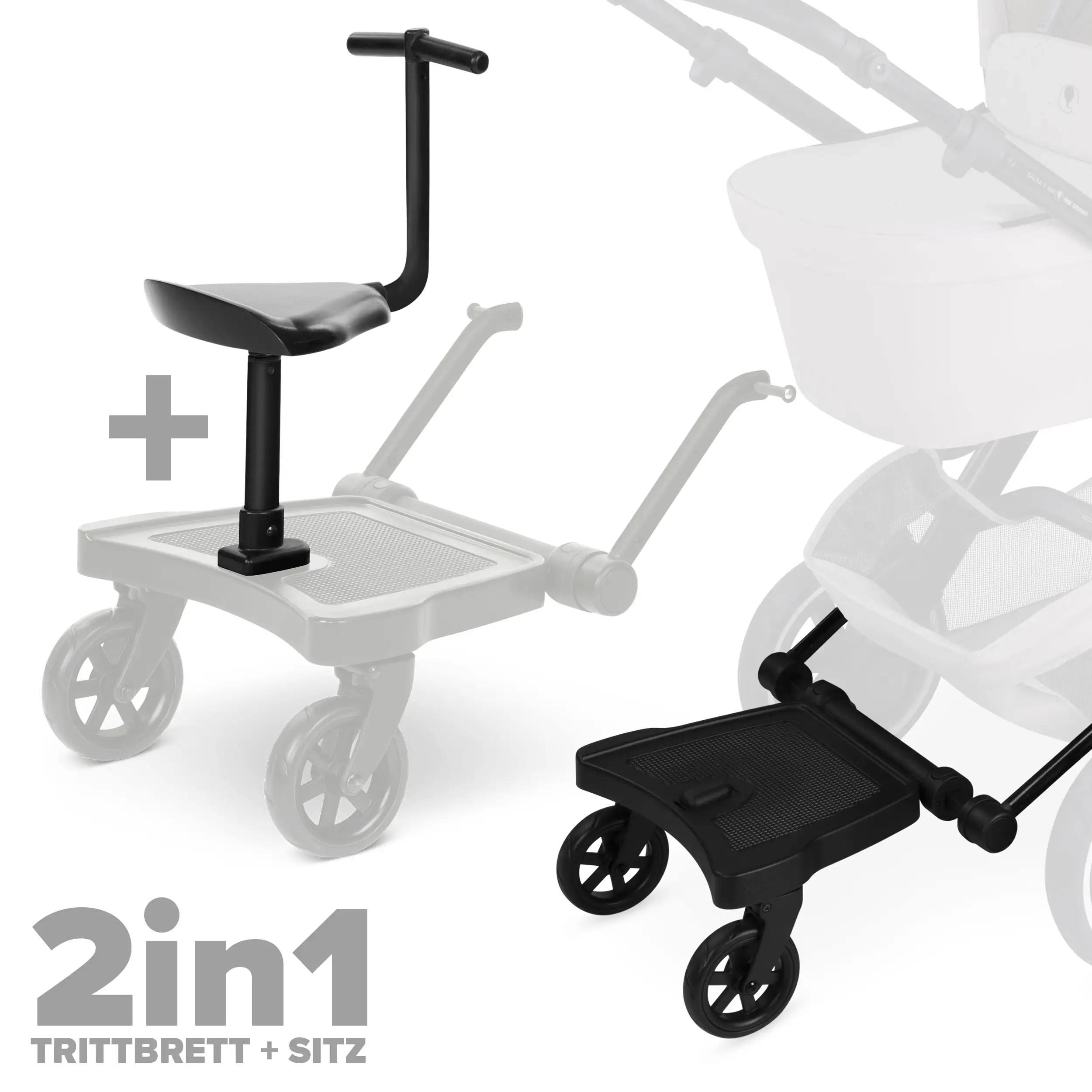 Footboard Kiddie Ride On 2 Set incl. seat Footboard Kiddie Ride On 2 Set incl. seat