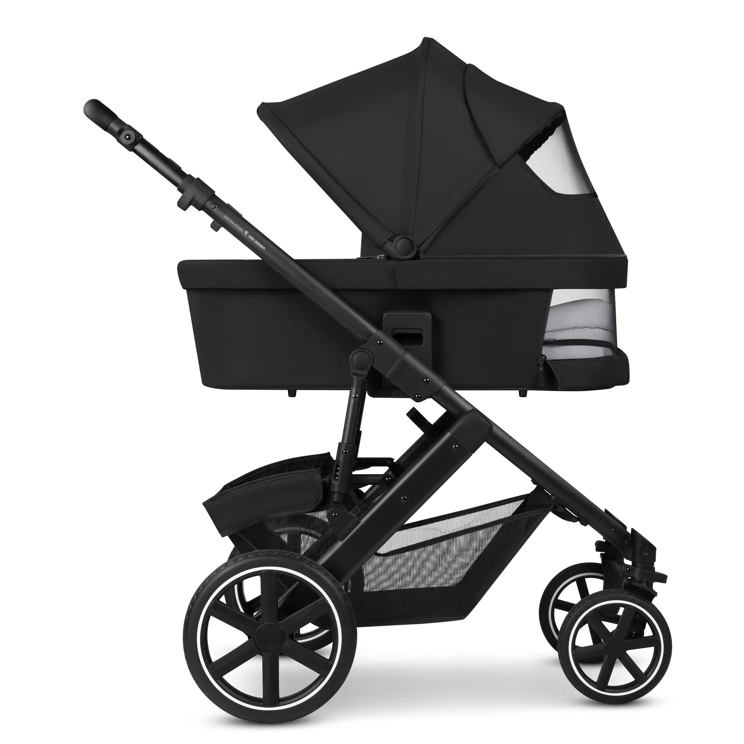 3in1 Stroller Set Salsa Core incl. infant car seat Calla with Reclining Function - Ink