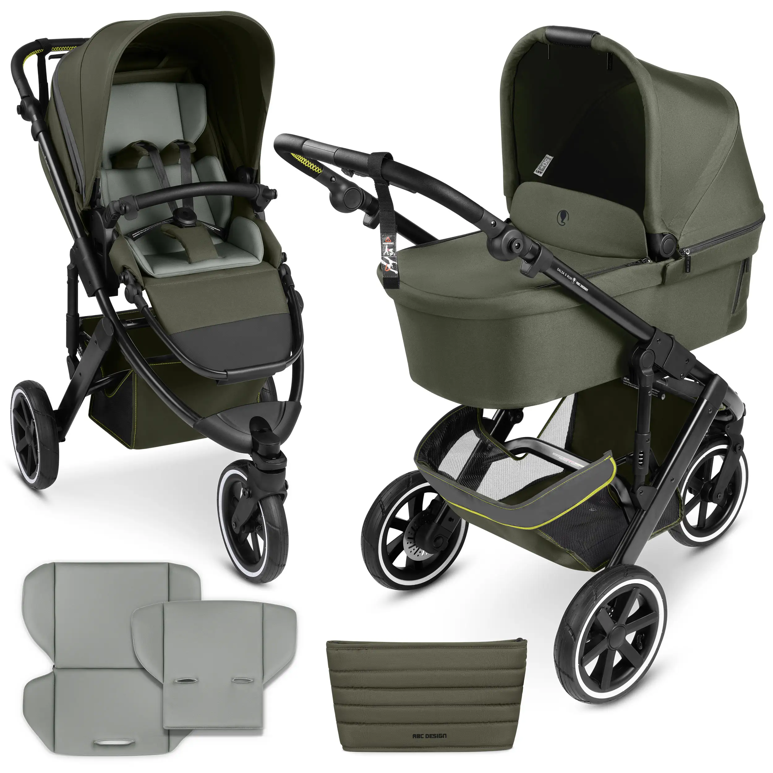 2in1 Stroller Salsa 5 Run - Avocado 2in1 Stroller Salsa 5 Run - Avocado