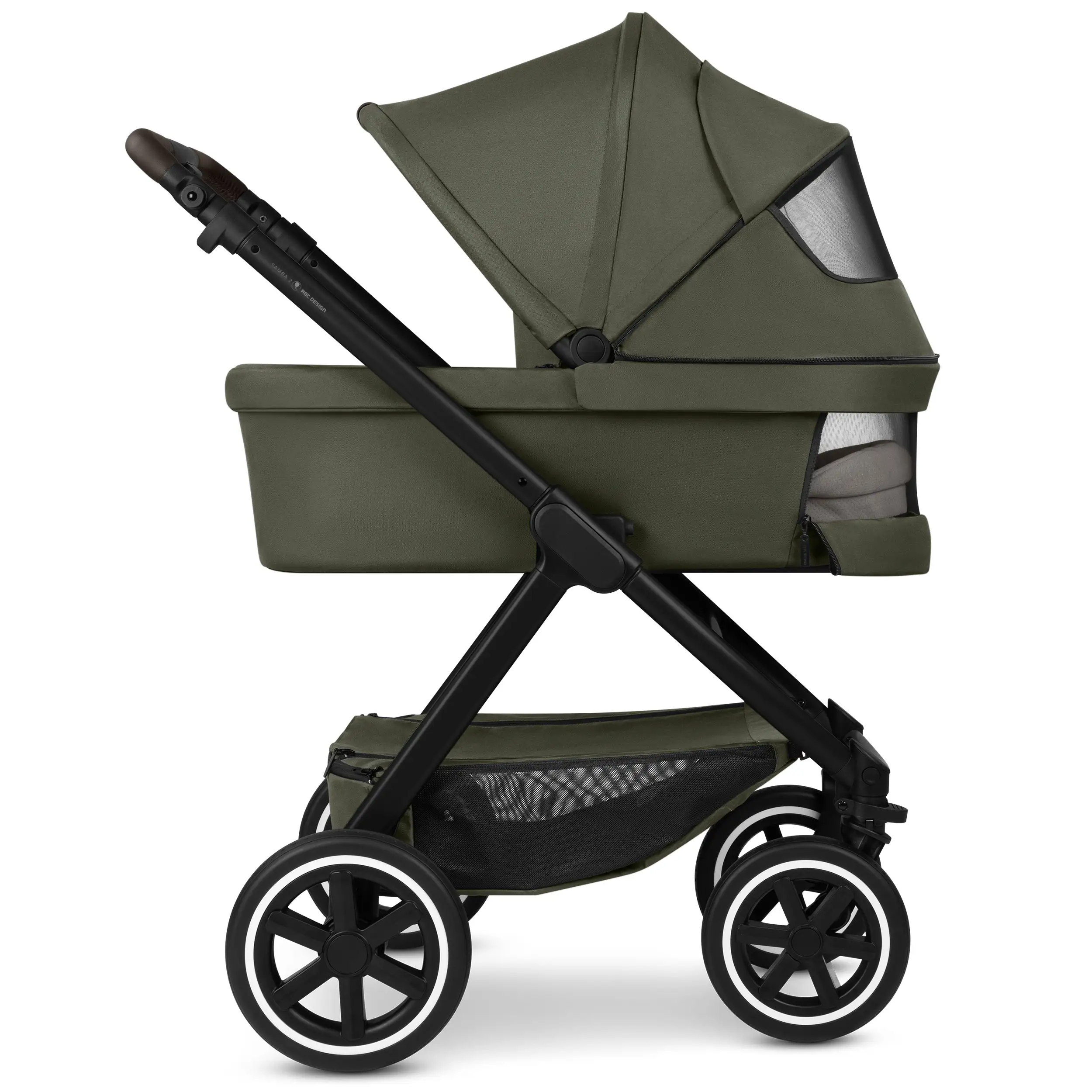 3in1 Kinderwagen-Set Samba 2 inkl. Babyschale Maxi Cosi Pebble 360 Pro 2 - Avocado