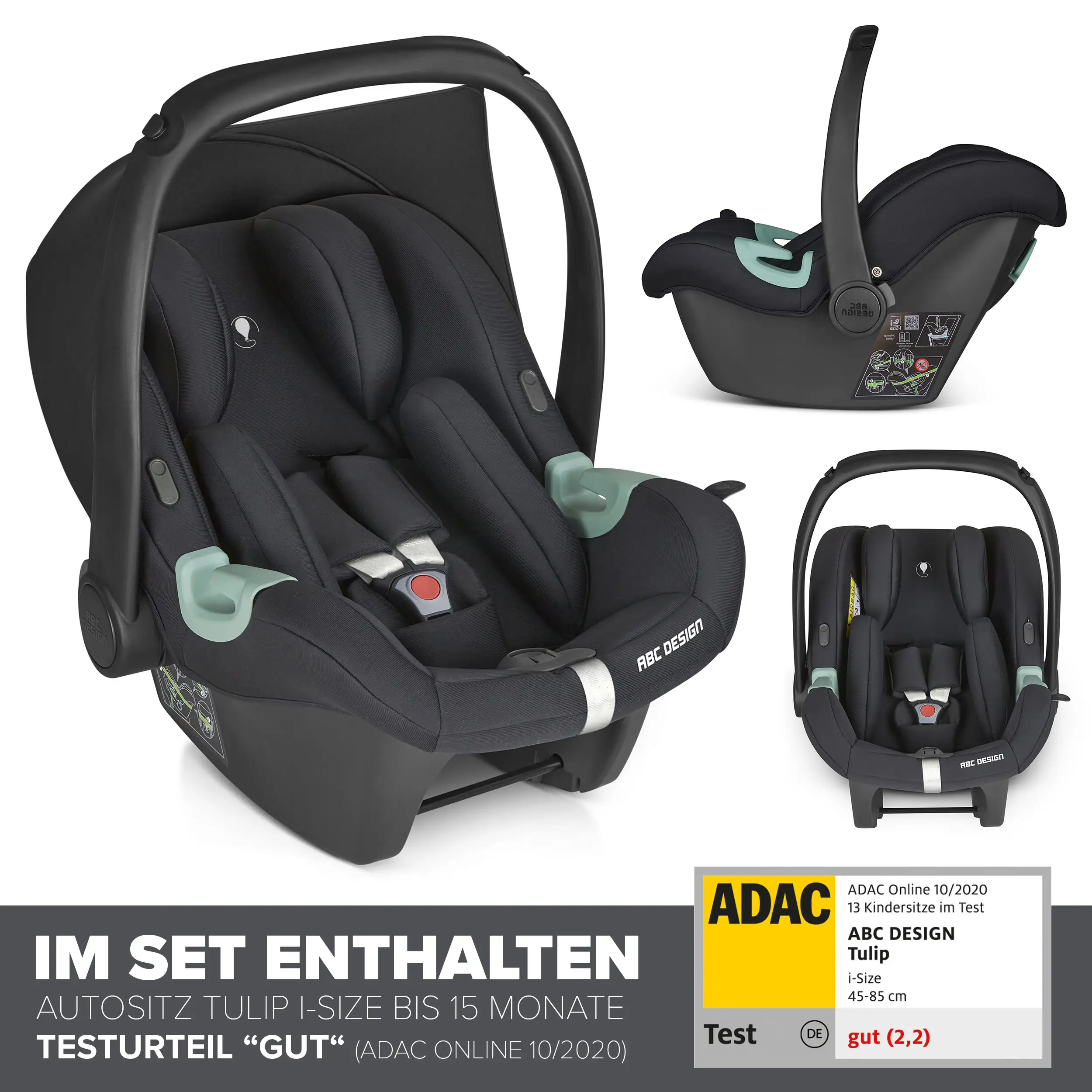 4in1 Kinderwagen-Set Salsa 5 Air inkl. Isofix Base - Nature 4in1 Kinderwagen-Set Salsa 5 Air inkl. Isofix Base - Nature