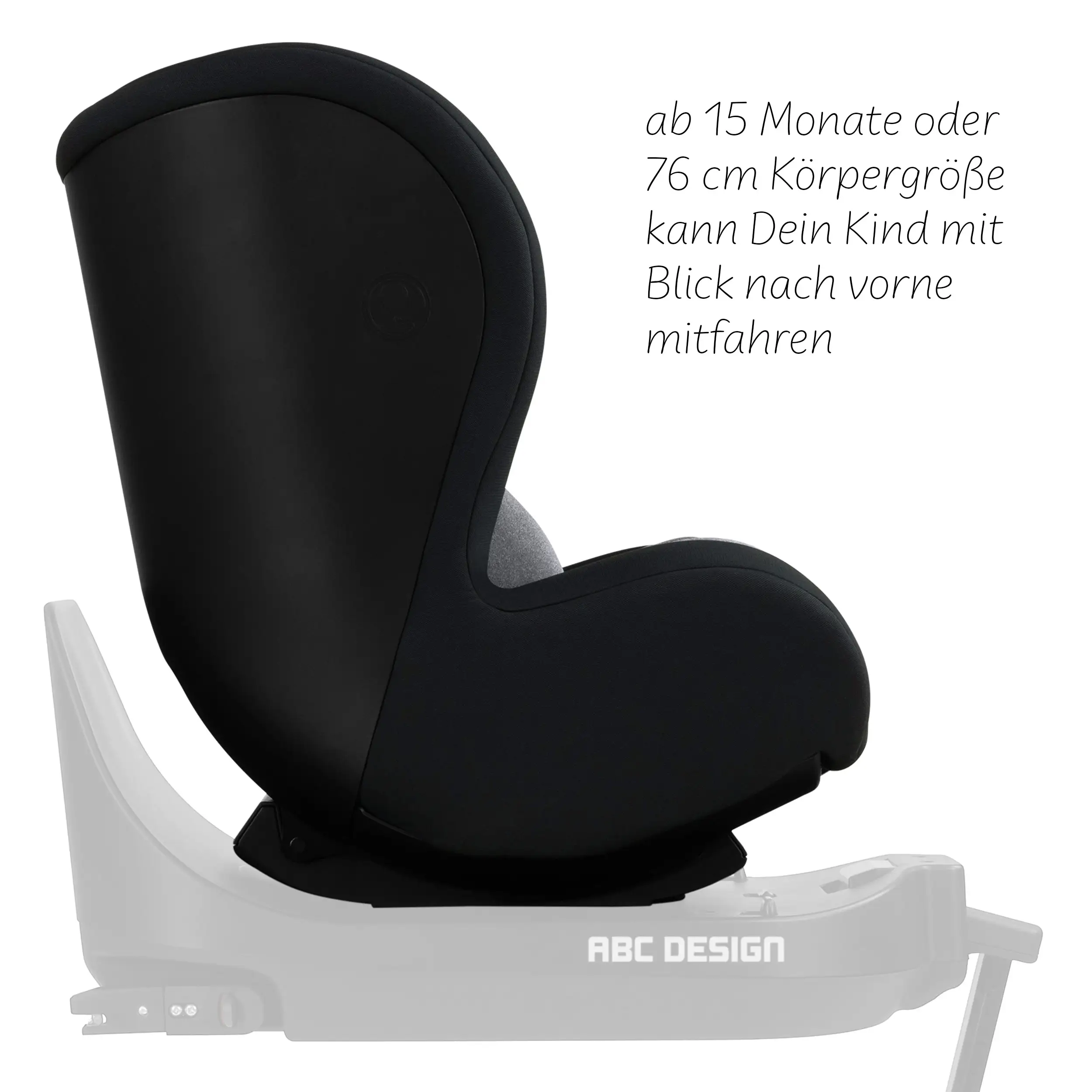Kindersitz Lily i-Size inkl. drehbarer Isofix Base Root - Graphite