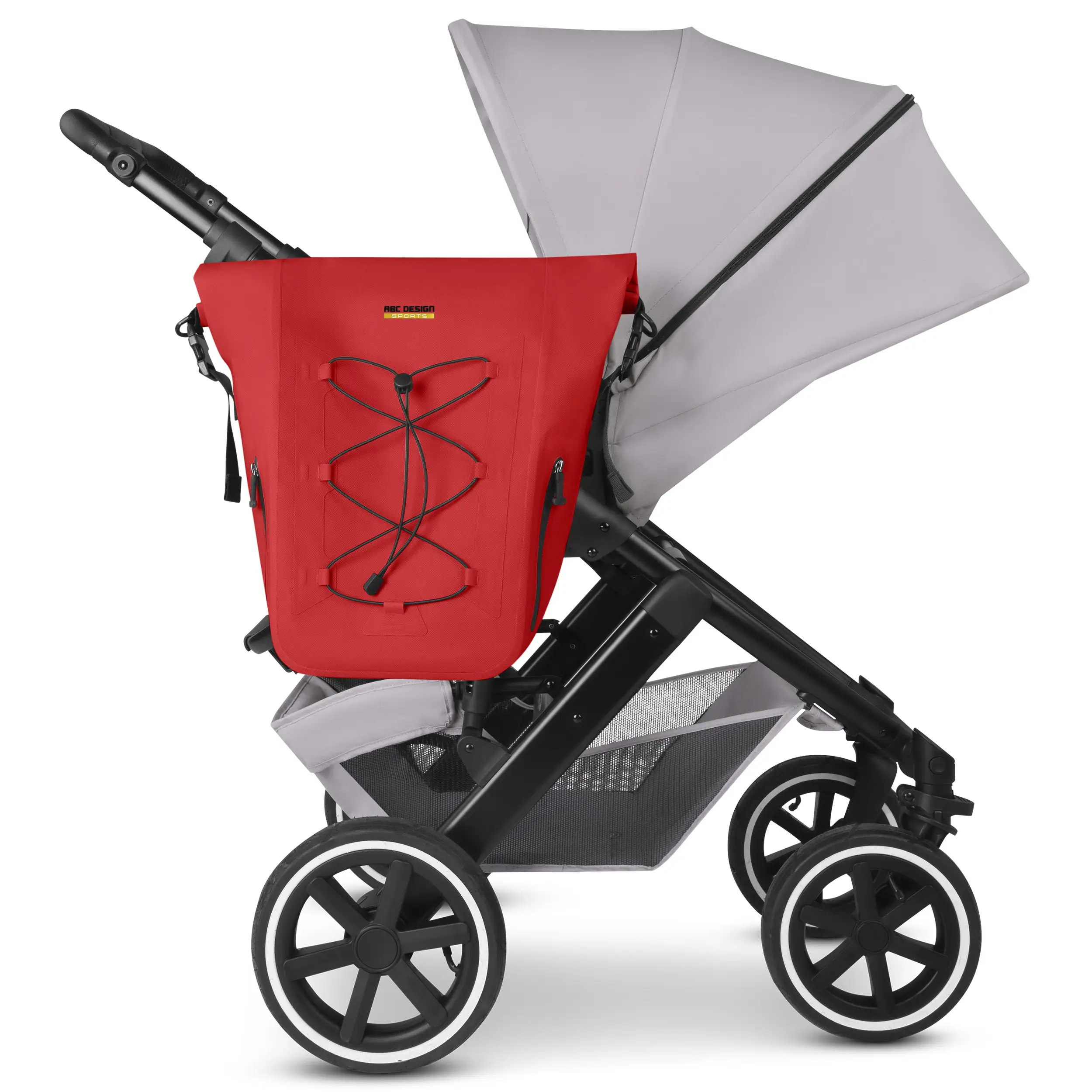 Satteltasche Sion 20L für Kinderwagen Fahrradanhänger & Alltag - Mango