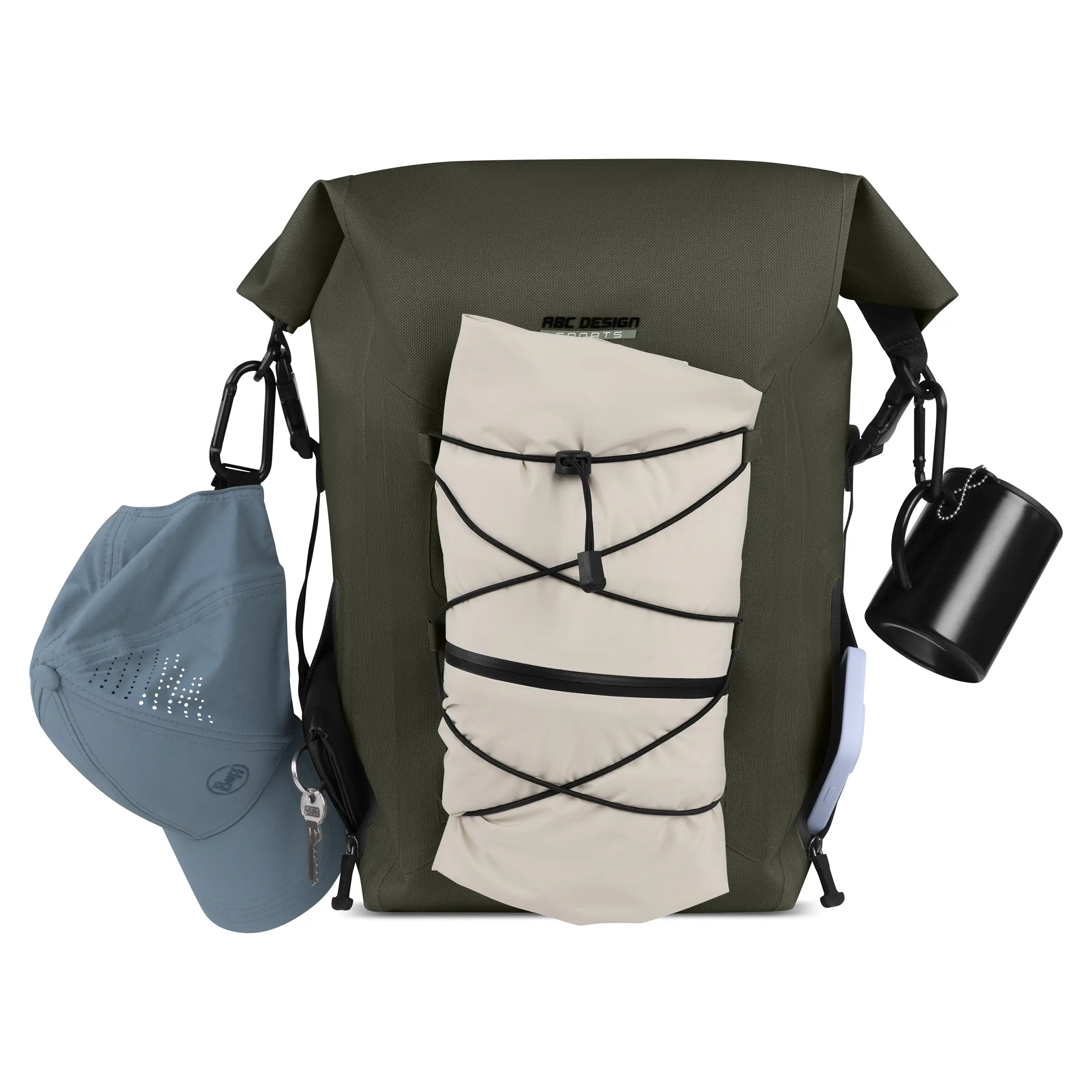Premium Outdoor-Rucksack Lausanne 20L für Stadt & Natur - Avocado