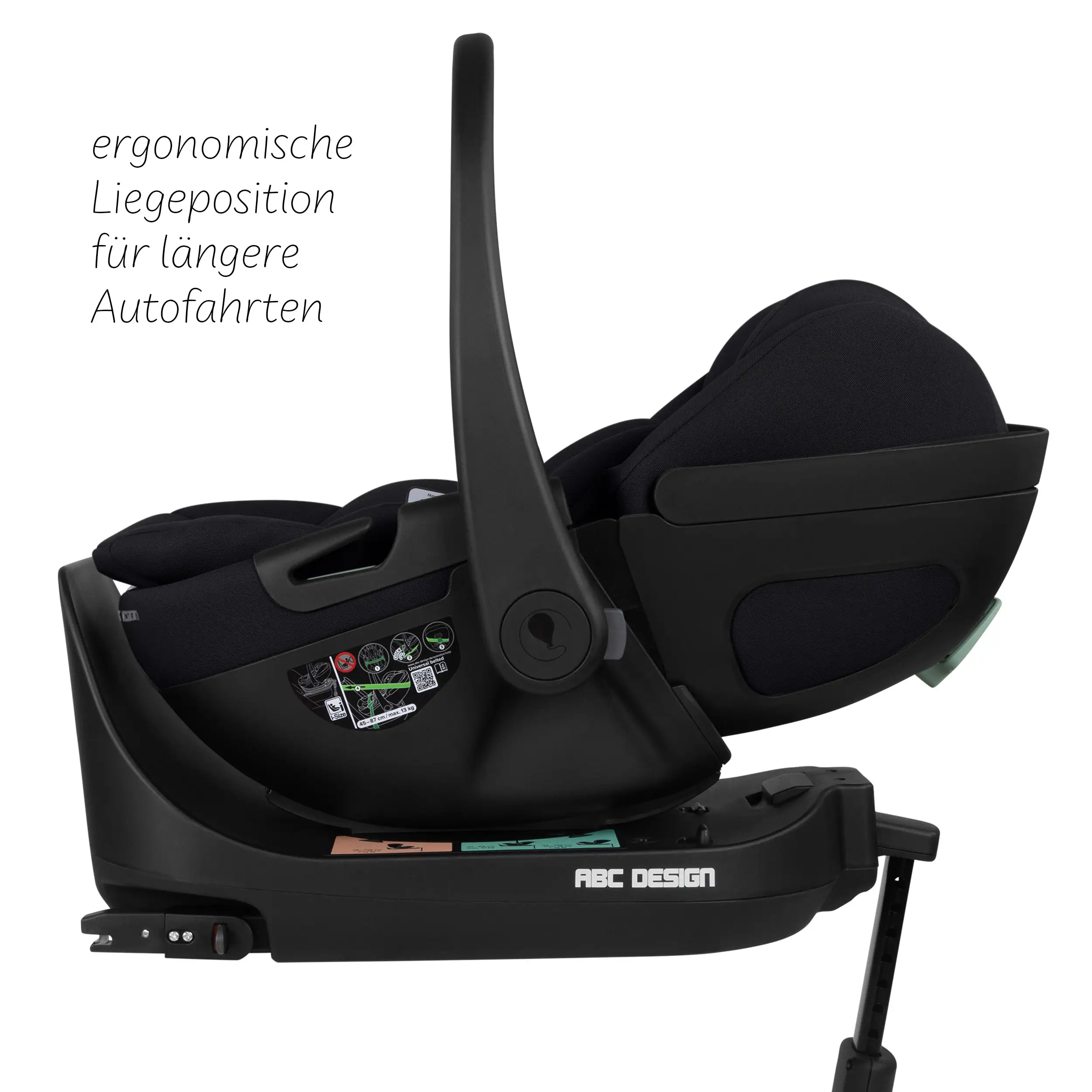 4in1 Kinderwagen-Set Salsa Core inkl. Babyschale Calla mit Liegefunktion & Isofix Base Root - Ink