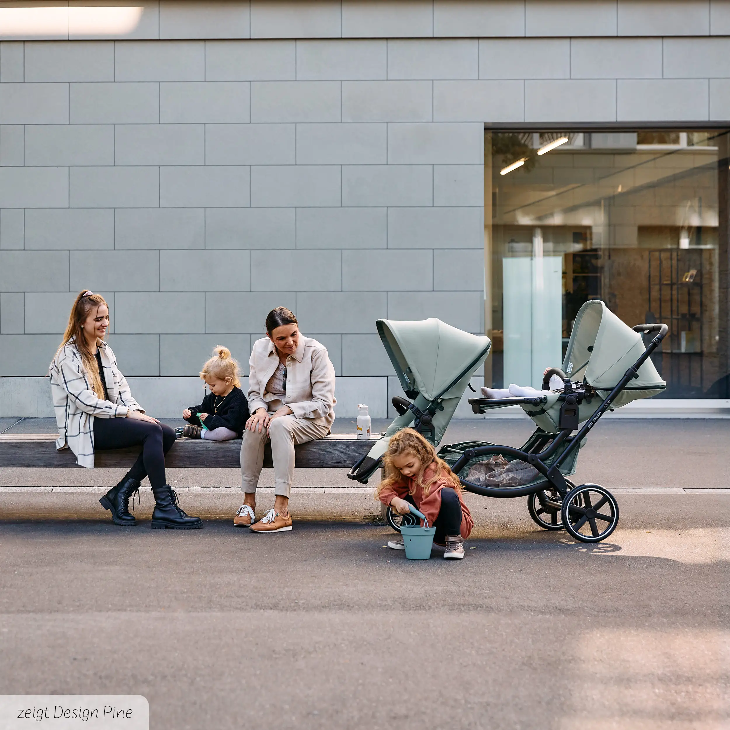 ABC Design Double Stroller Zoom Ink