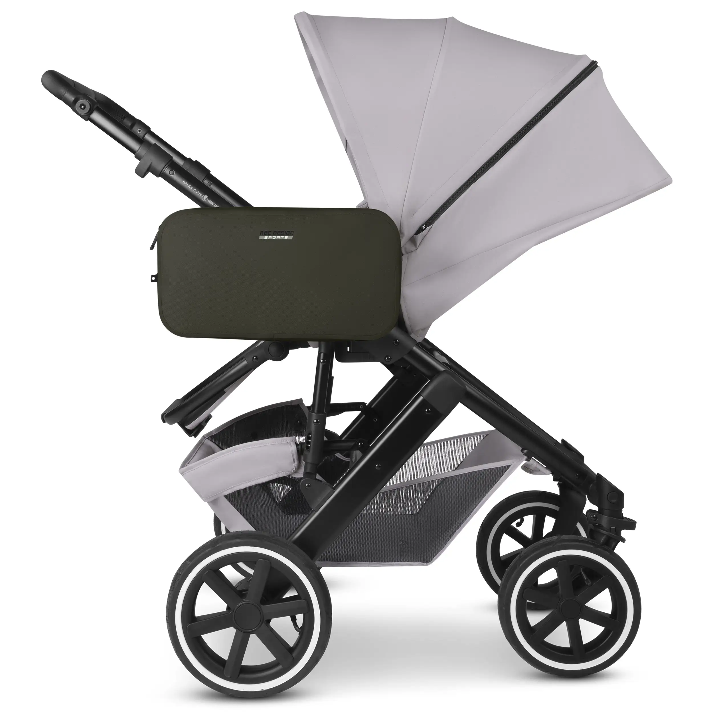 Satteltasche Genf 4,5L für Kinderwagen, Fahrrad & Alltag - Avocado