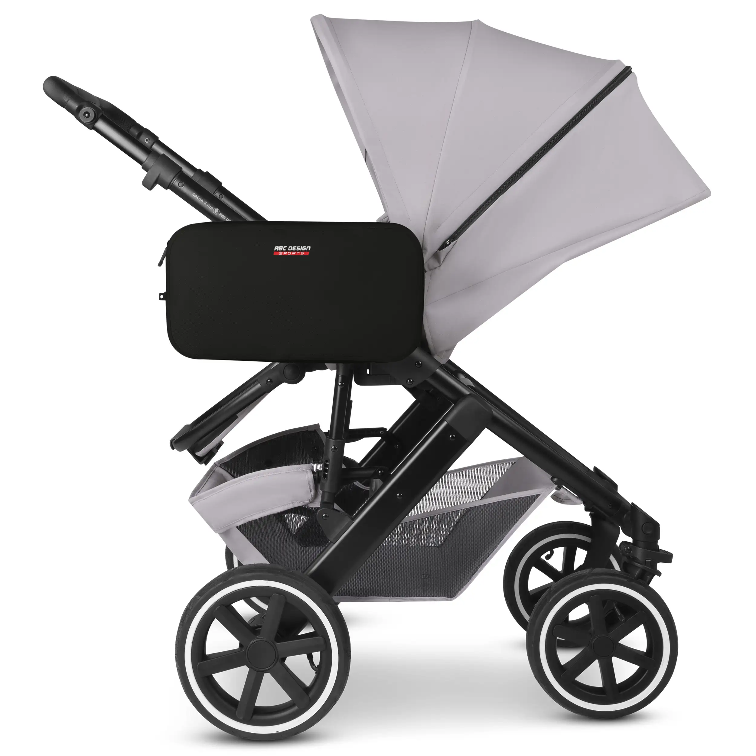 Satteltasche Genf 4,5L für Kinderwagen, Fahrrad & Alltag - Ink