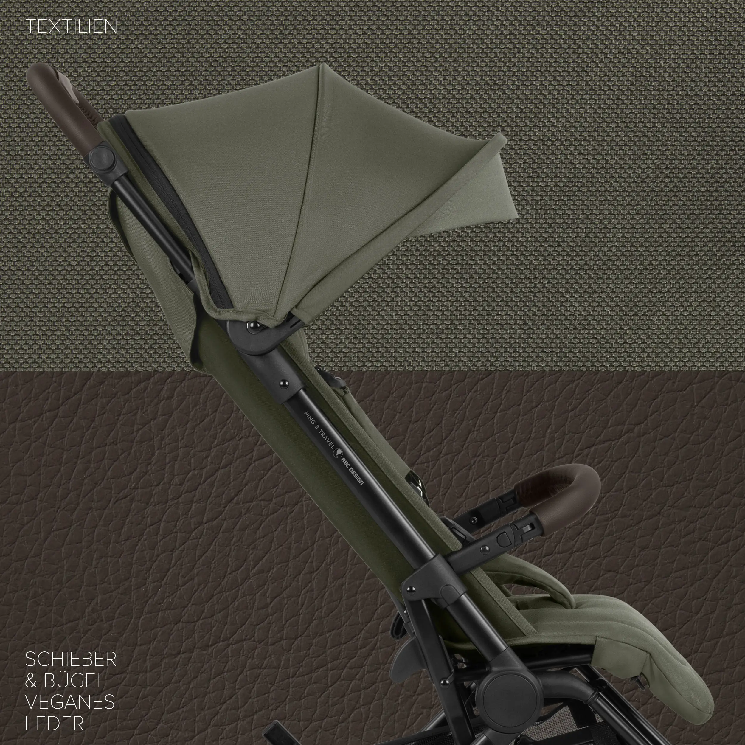 Poussette de voyage Ping 3 Travel - Avocado Poussette de voyage Ping 3 Travel - Avocado
