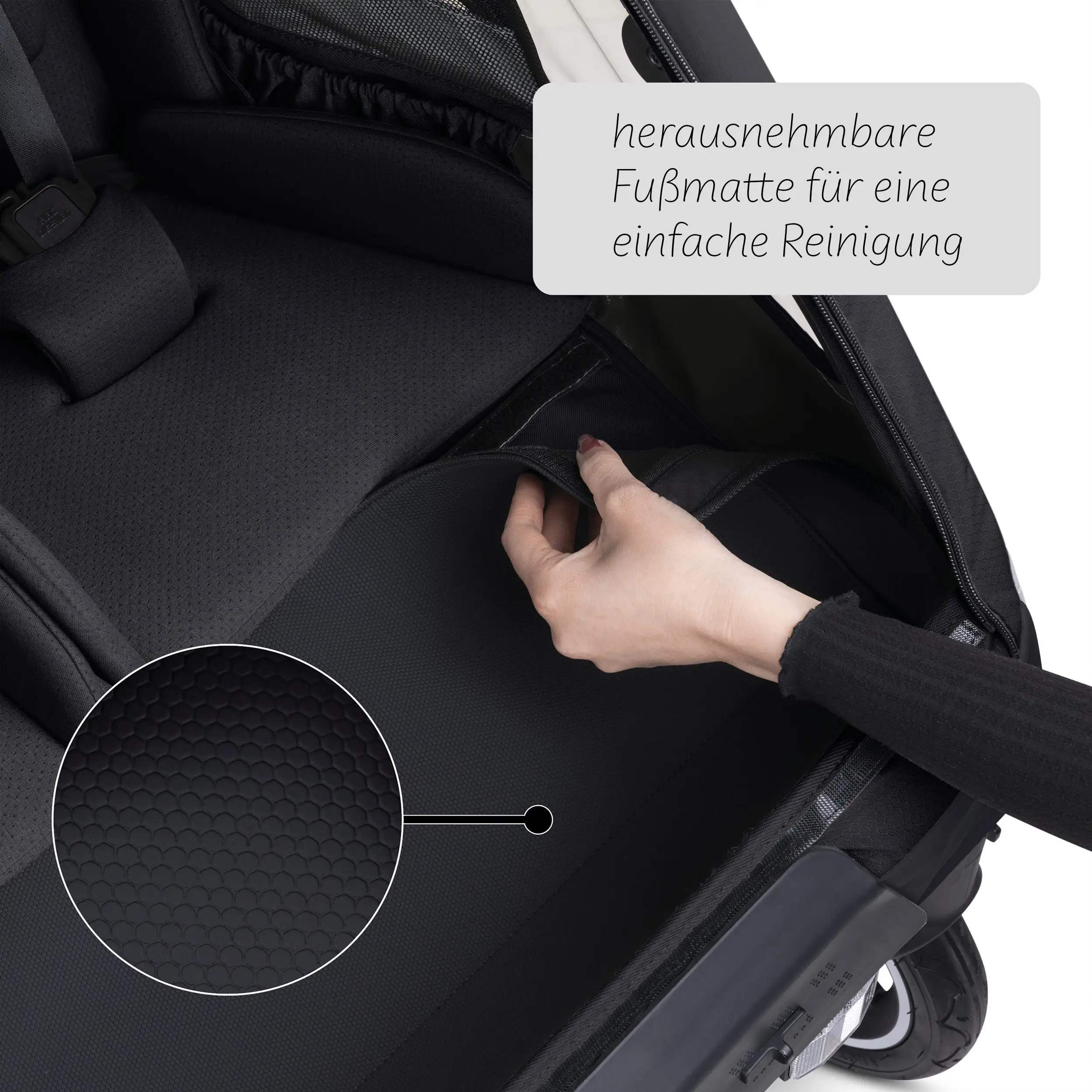 Remolque de Bicicleta de Paseo con 2 Asientos Confortables y Ruedas de Aire - Ink  Remolque de Bicicleta de Paseo con 2 Asientos Confortables y Ruedas de Aire - Ink